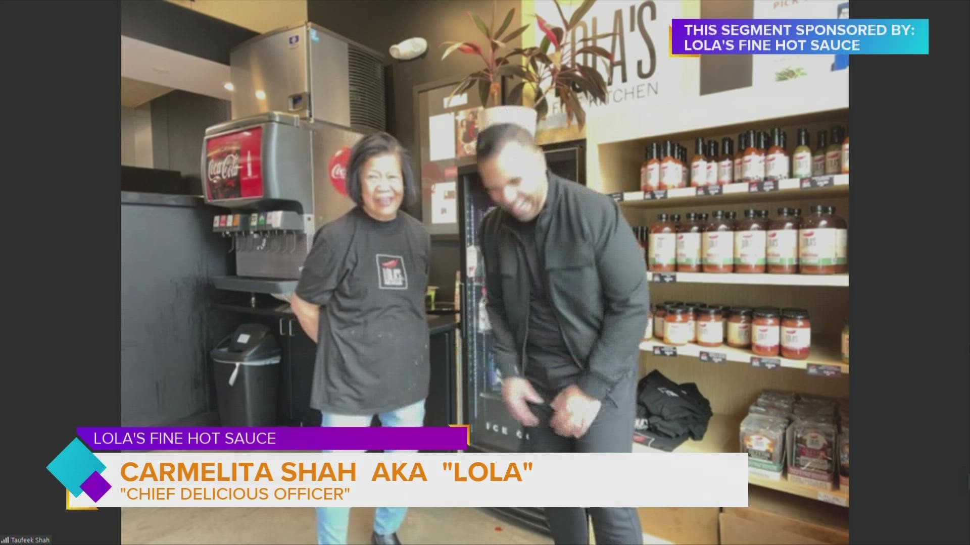Lola & Taufeek Shah, Lola's Fine Hot Sauce, visit to showcase some of the new items available and coming soon to local retailers & around the country | Paid Content