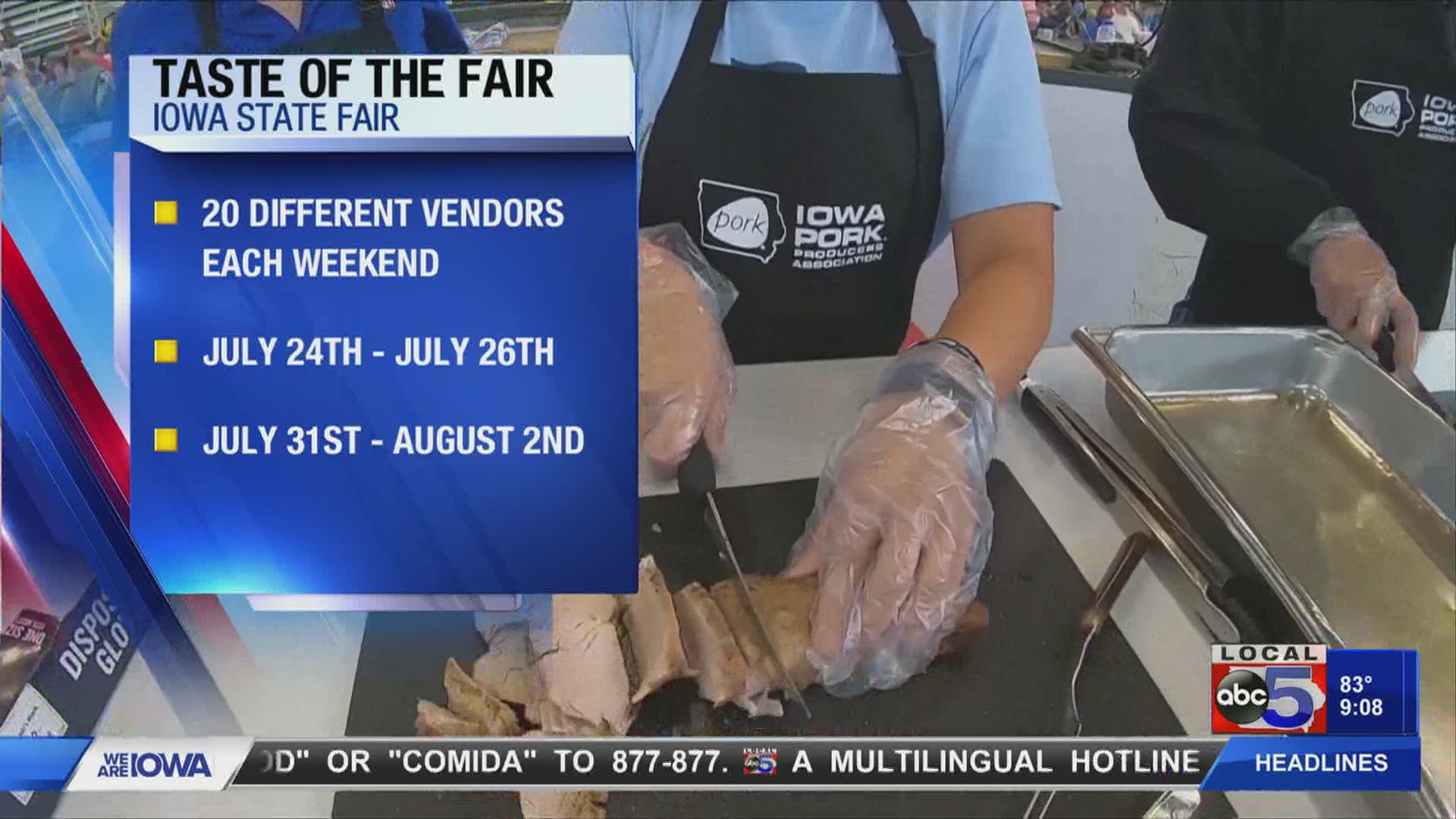 The Iowa State Fair may be closed, but you can still get a taste of some of your favorite tasty (and often deep-fried) treats for two weekends in late July.