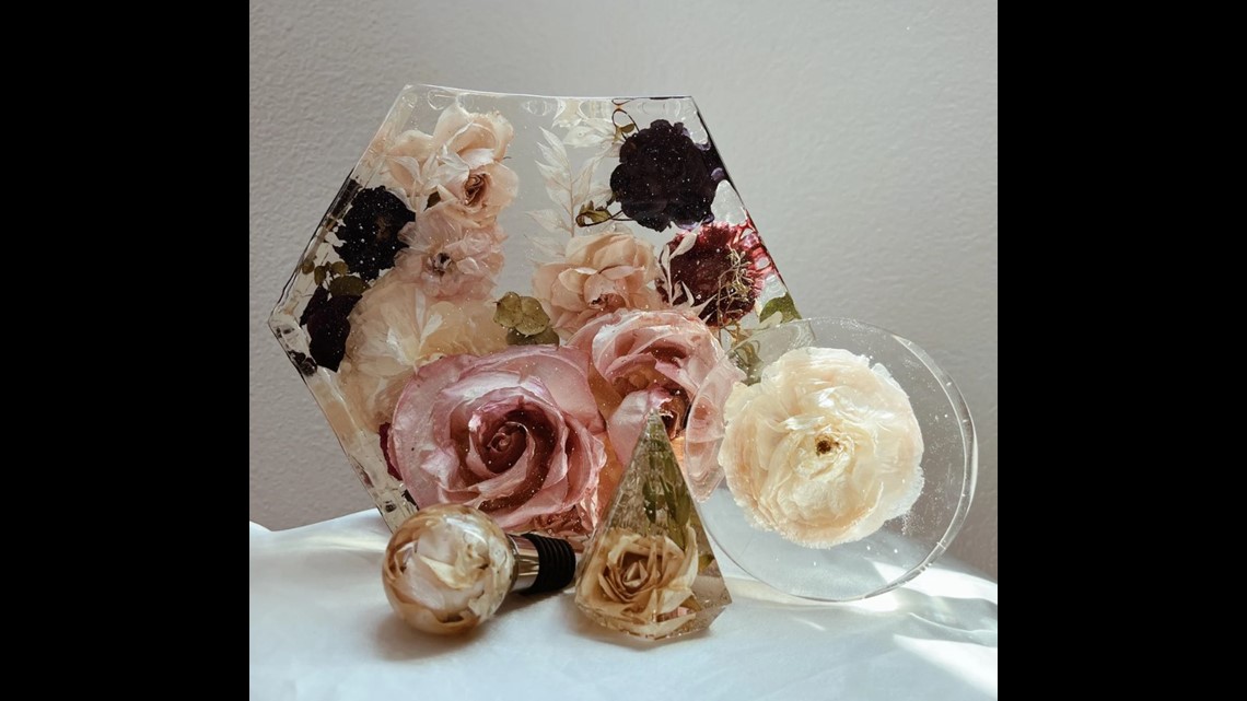 A different take on stained glass. How Des Moines Holiday Boutique featured vendor Shop