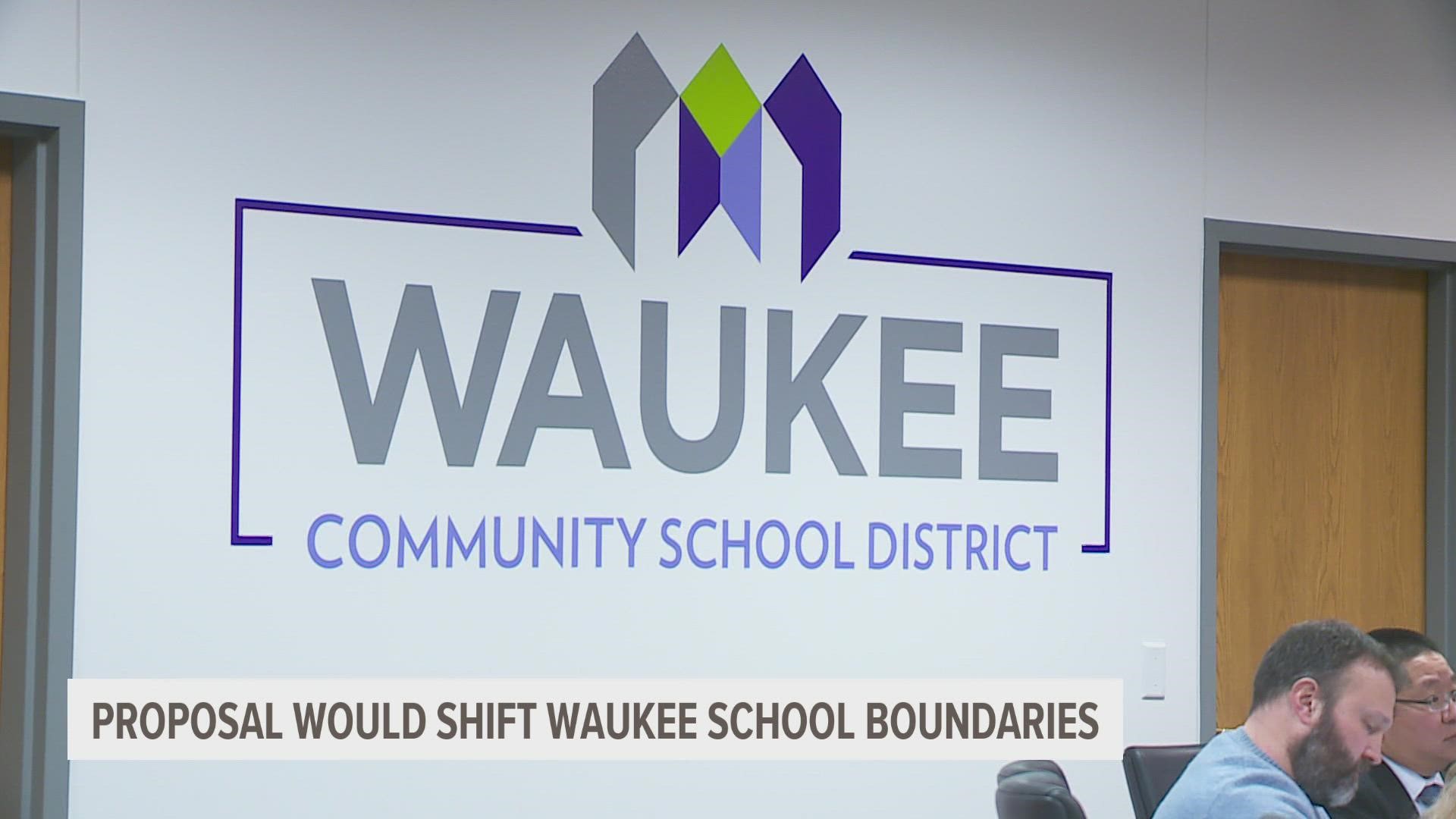 Some parents in Waukee are upset about a proposal that would shift some school boundaries.
