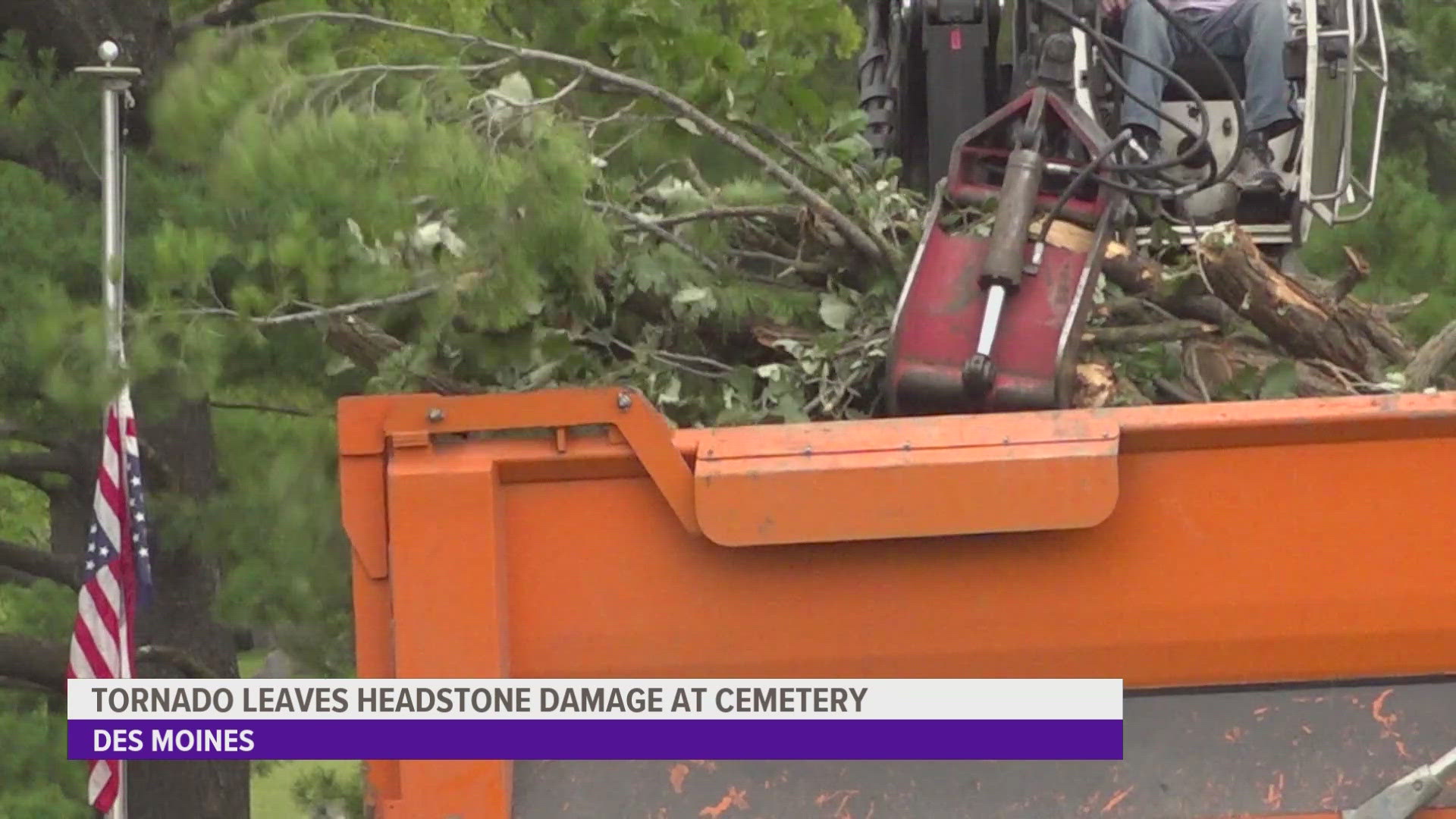 The city of Des Moines and volunteers have been cleaning up the cemetery grounds, in hopes of reopening Glendale Cemetery to the public by Thursday.