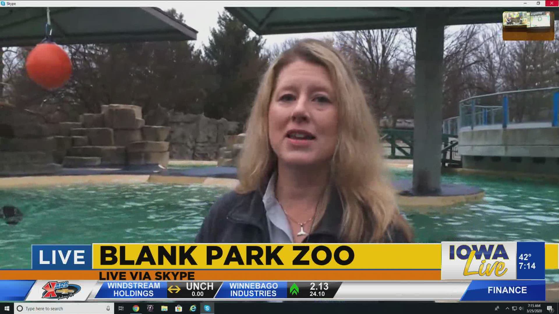 The Blank Park Zoo has increased their presence on Facebook with live videos featuring educational activities, keeper chats, animal webcams and more