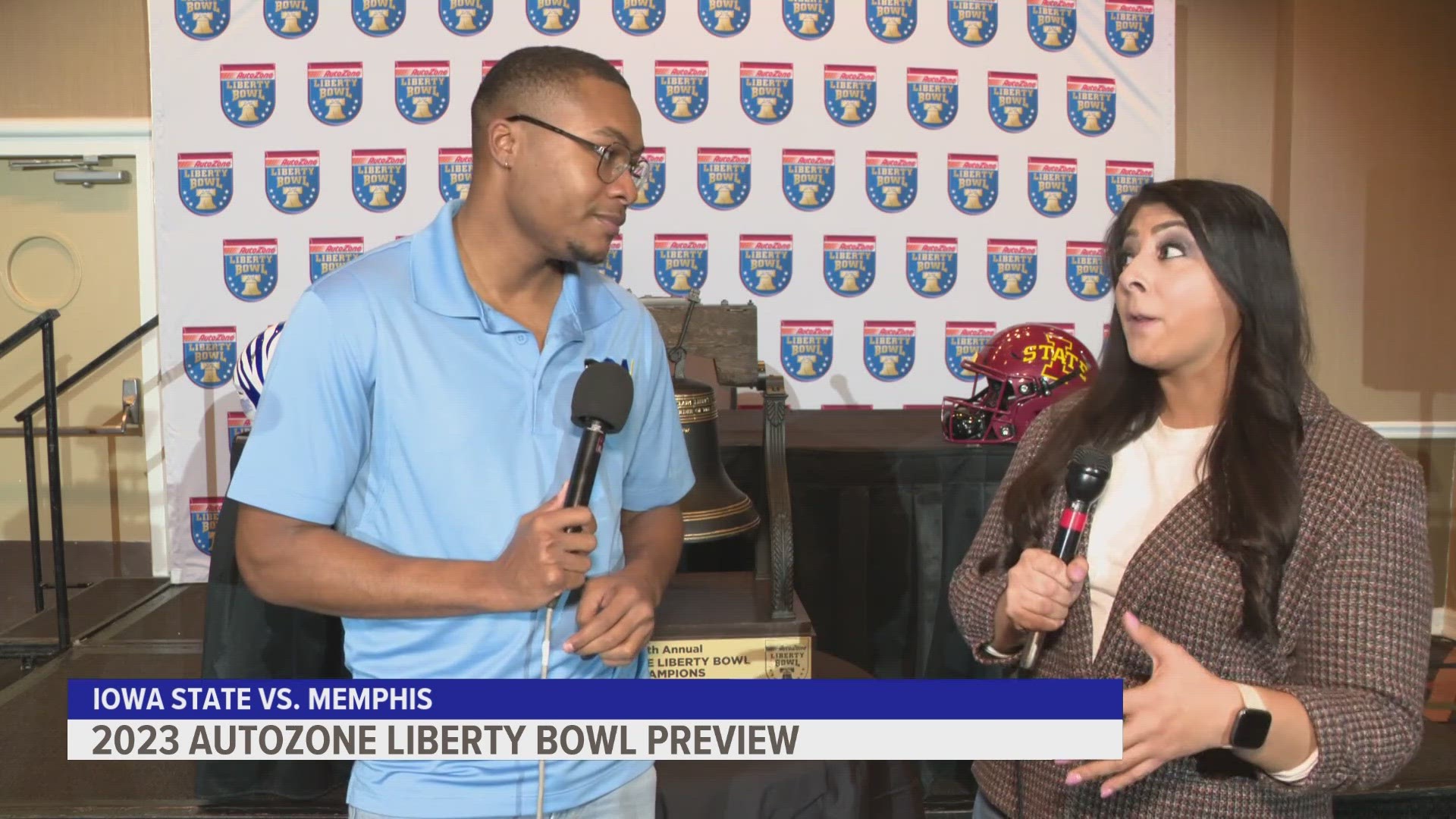 Local 5 Sports Director Reina Garcia is joined by Avery Branxton of ABC 24 to preview the Autozone Liberty Bowl.