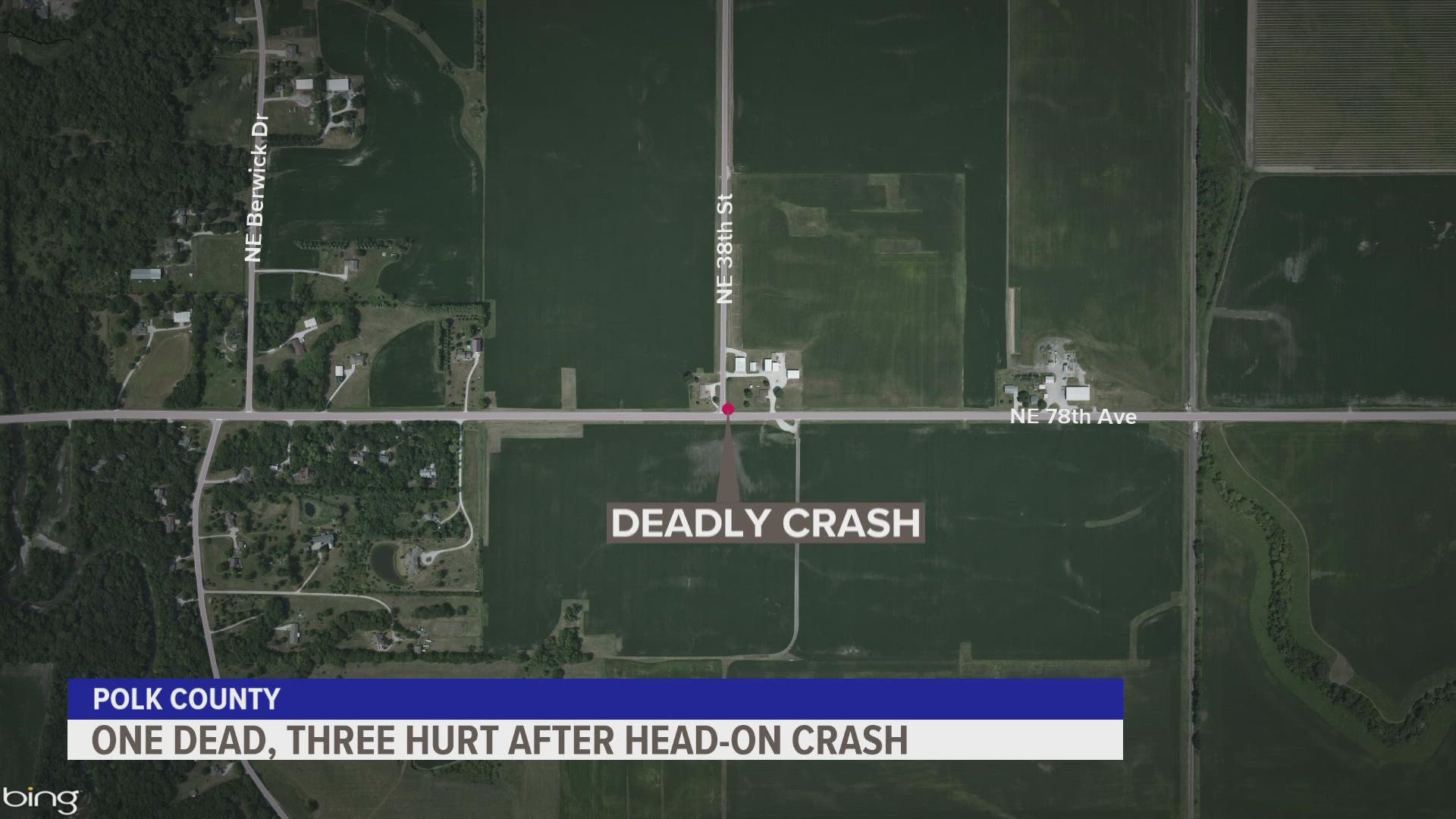 Deputies: One dead, three hurt after head-on crash in Polk County ...