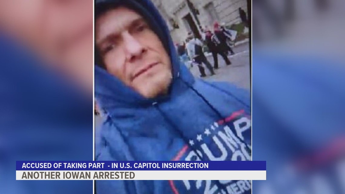 Another Iowan charged in Capitol riot following tips from relatives