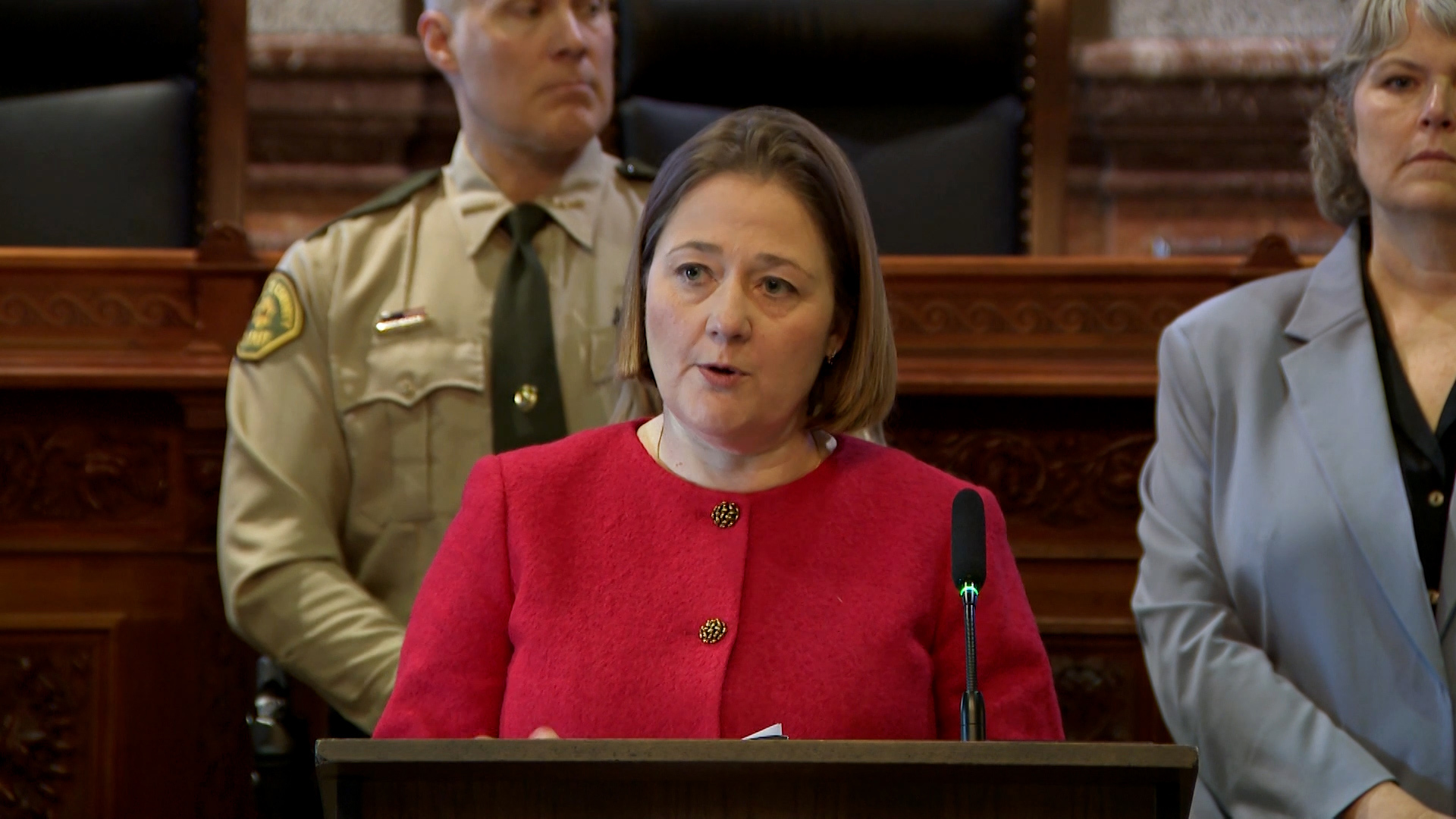 Bird said she will "enthusiastically support" the Republican nominee for governor.