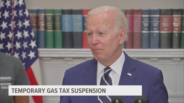Biden to call for temporary suspension of gas and diesel taxes