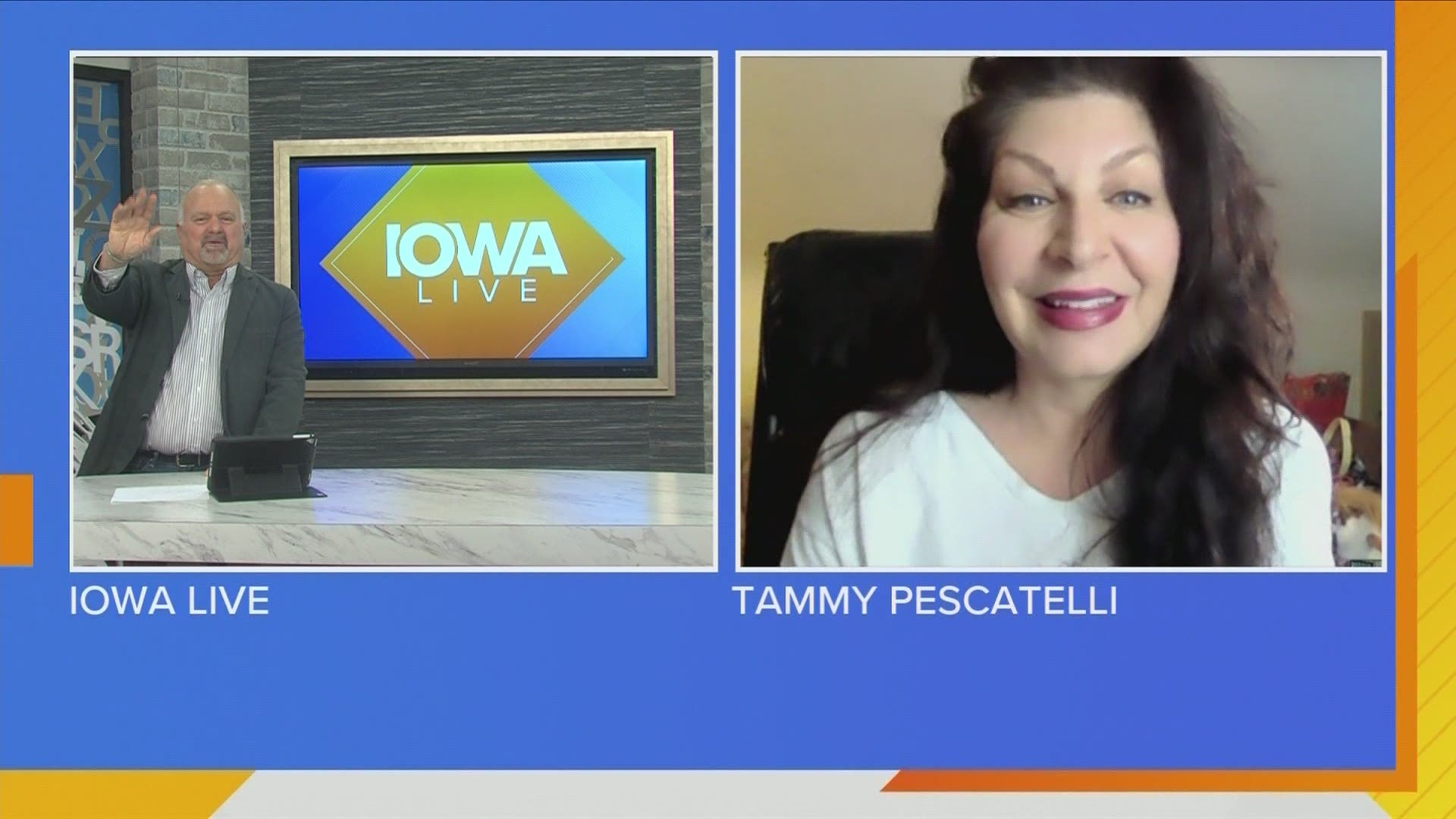 This weekend, Comedian Tammy Pescatelli makes her first LIVE onstage appearances in West Des Moines since pandemic hit last March!