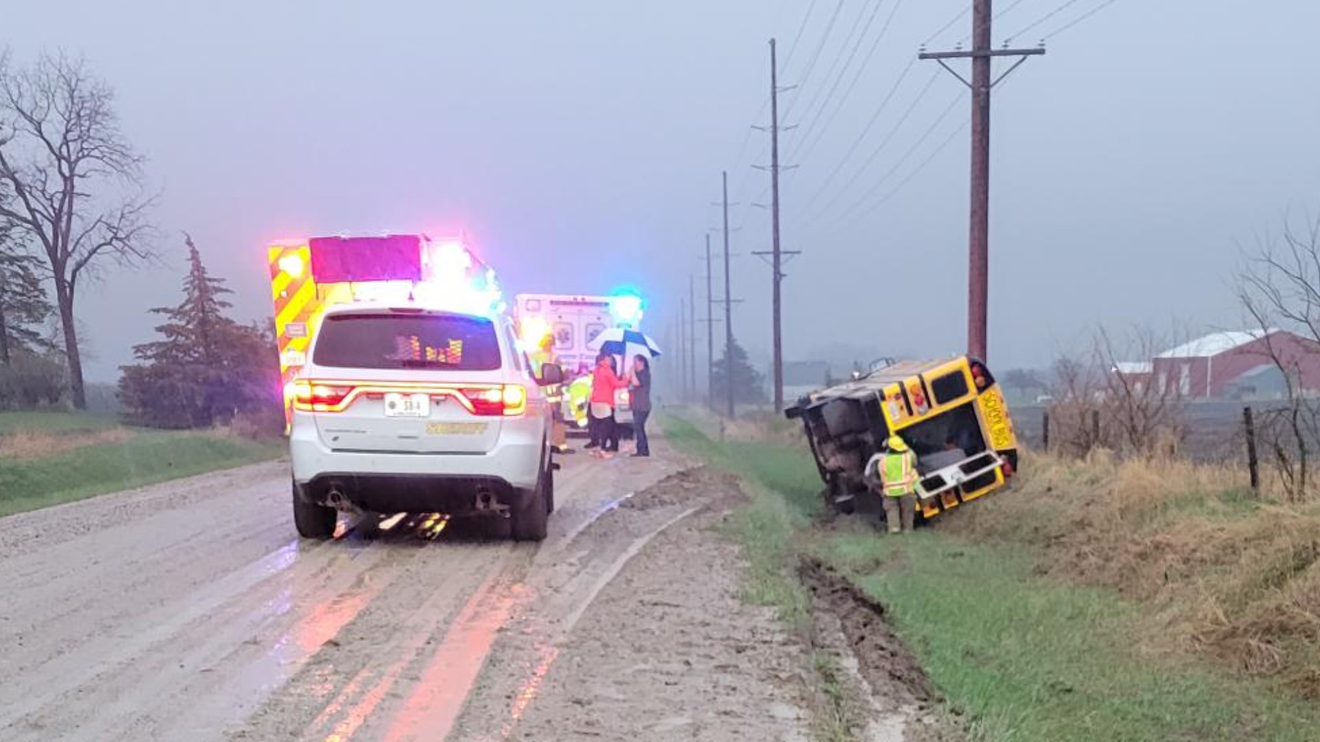 According to the Boone County Sheriff's Office, there were approximately 15 minors on the bus, with their ages ranging from 5 to 15 years old.