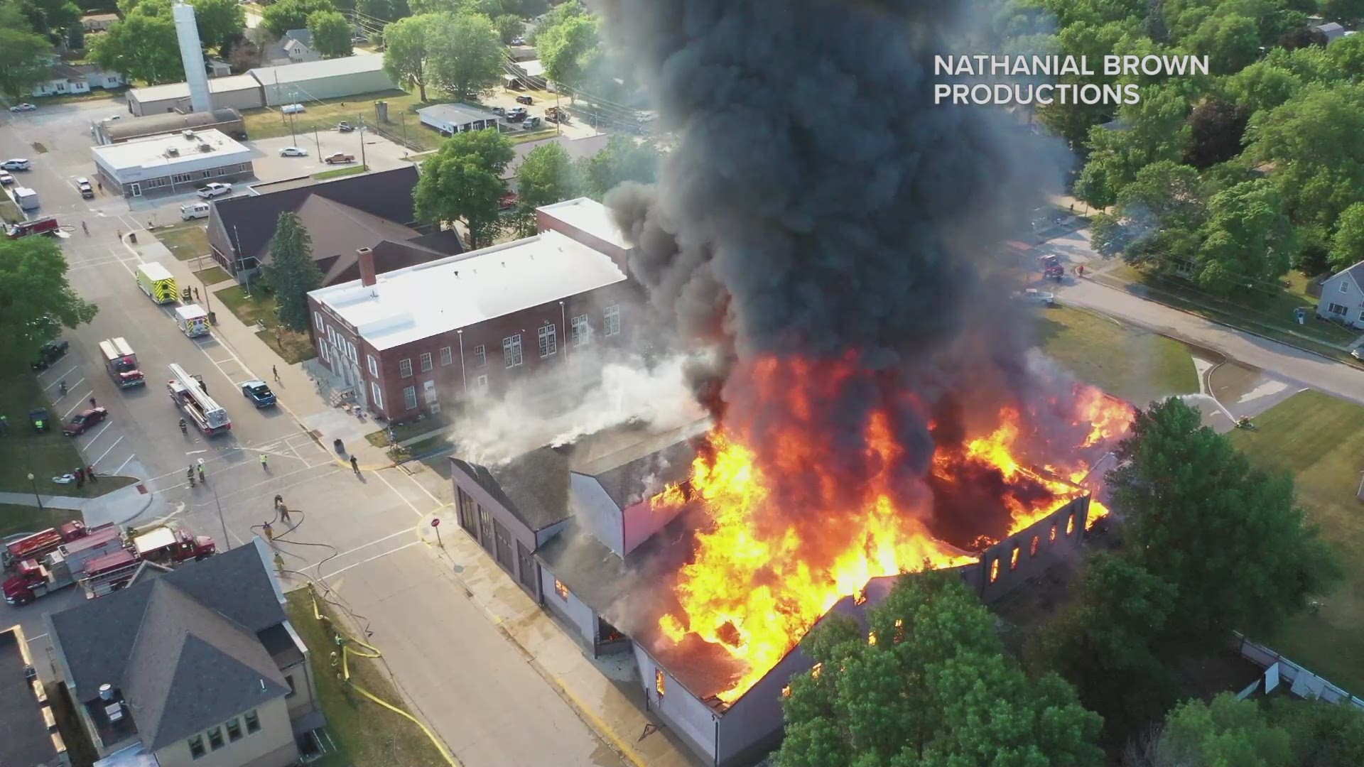 A massive fire in Lake City Tuesday afternoon may leave a local business out of a home.