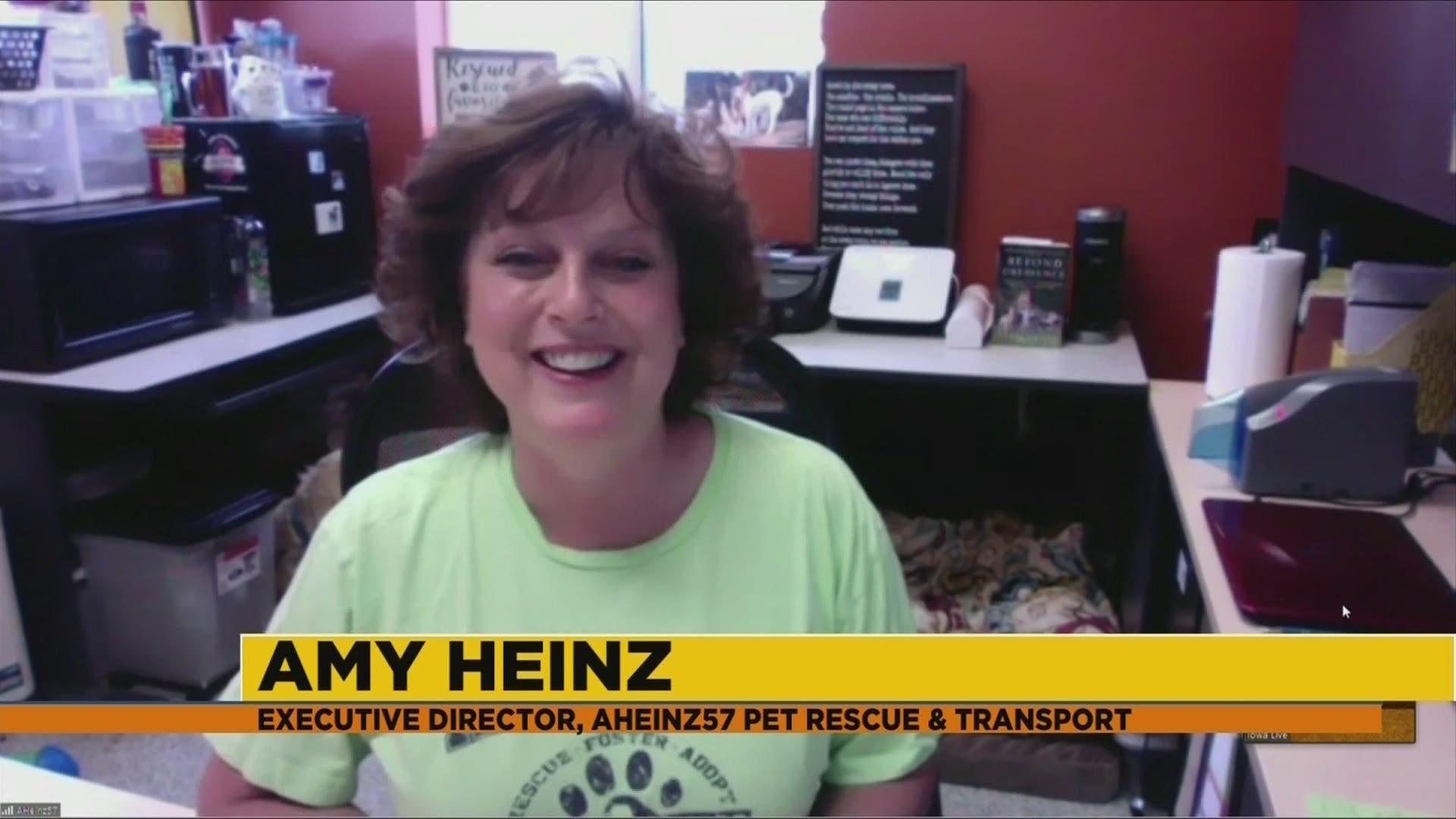 Lou and Jackie talk with Amy Heinz this morning on 'Iowa Live'