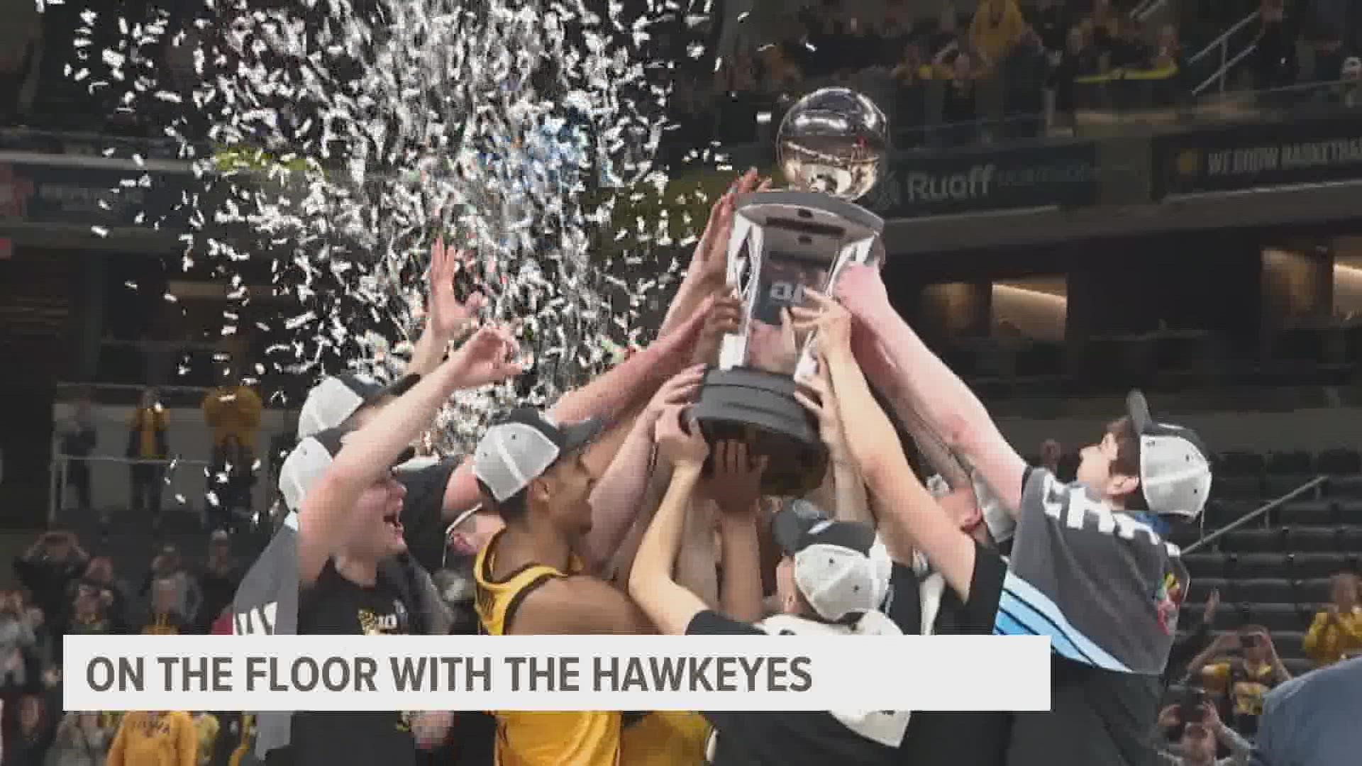 Iowa won its first Big Ten Tournament championship since 2006 on Sunday.