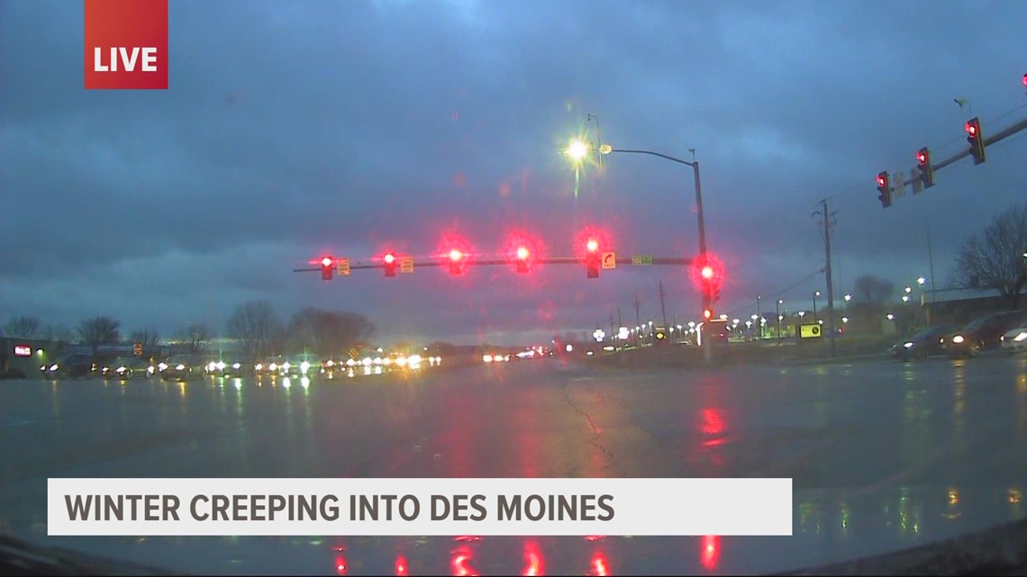 A look at road conditions in the Des Moines metro
