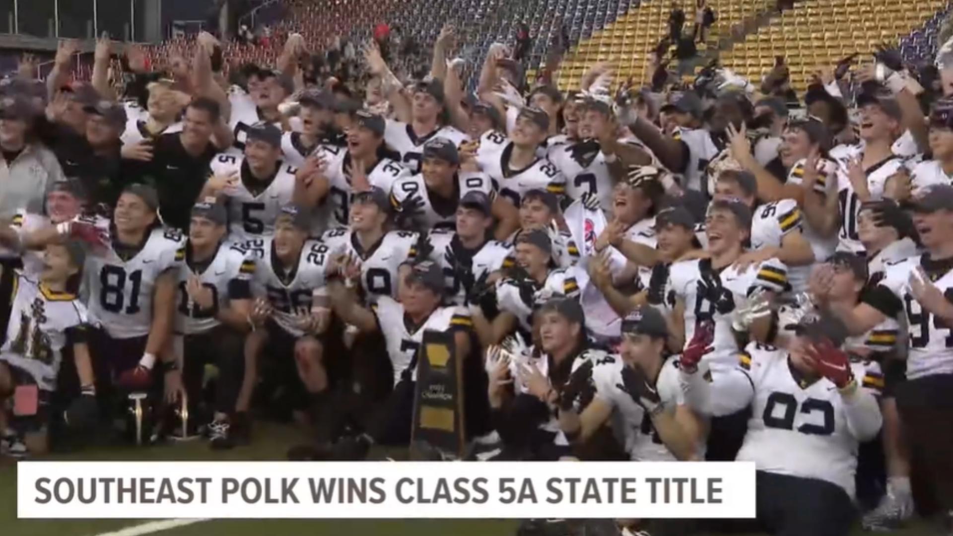 The Southeast Polk Rams successfully won over Valley and complete their four-peat.