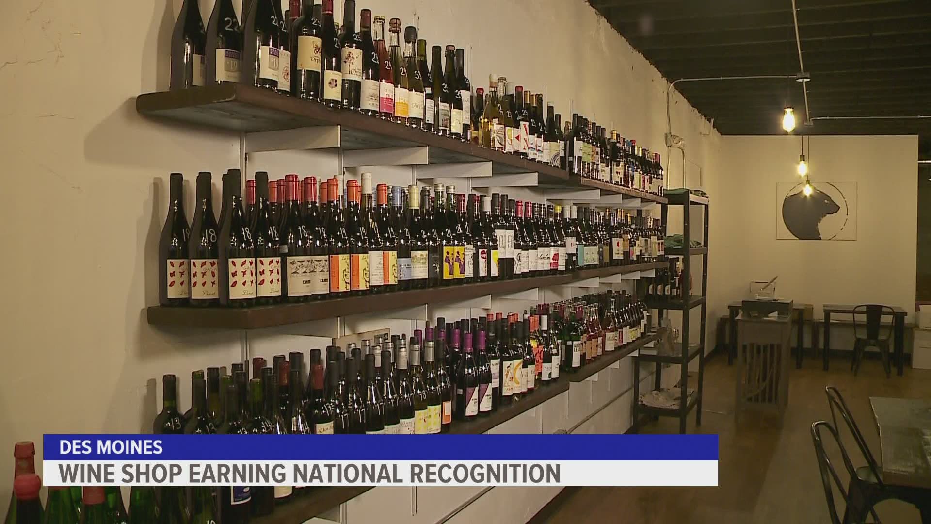 Des Moines wine shop earns national recognition | weareiowa.com