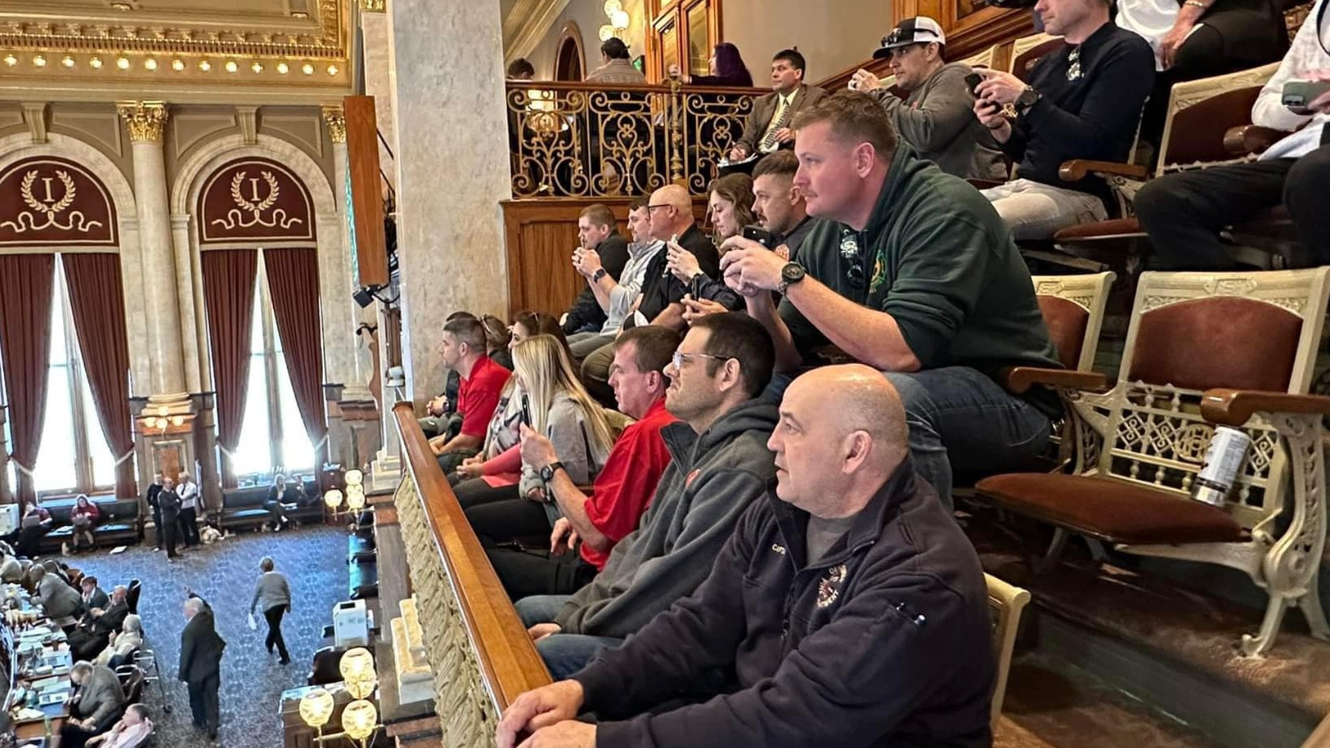 Legislation spearheaded by the Des Moines firefighters union made it to the House debate floor Thursday, but there was little debate over the bill.