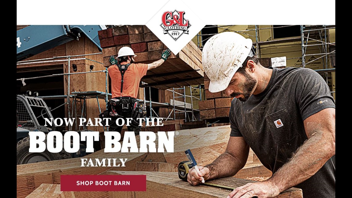 Western wear company Boot Barn purchases G&L Clothing