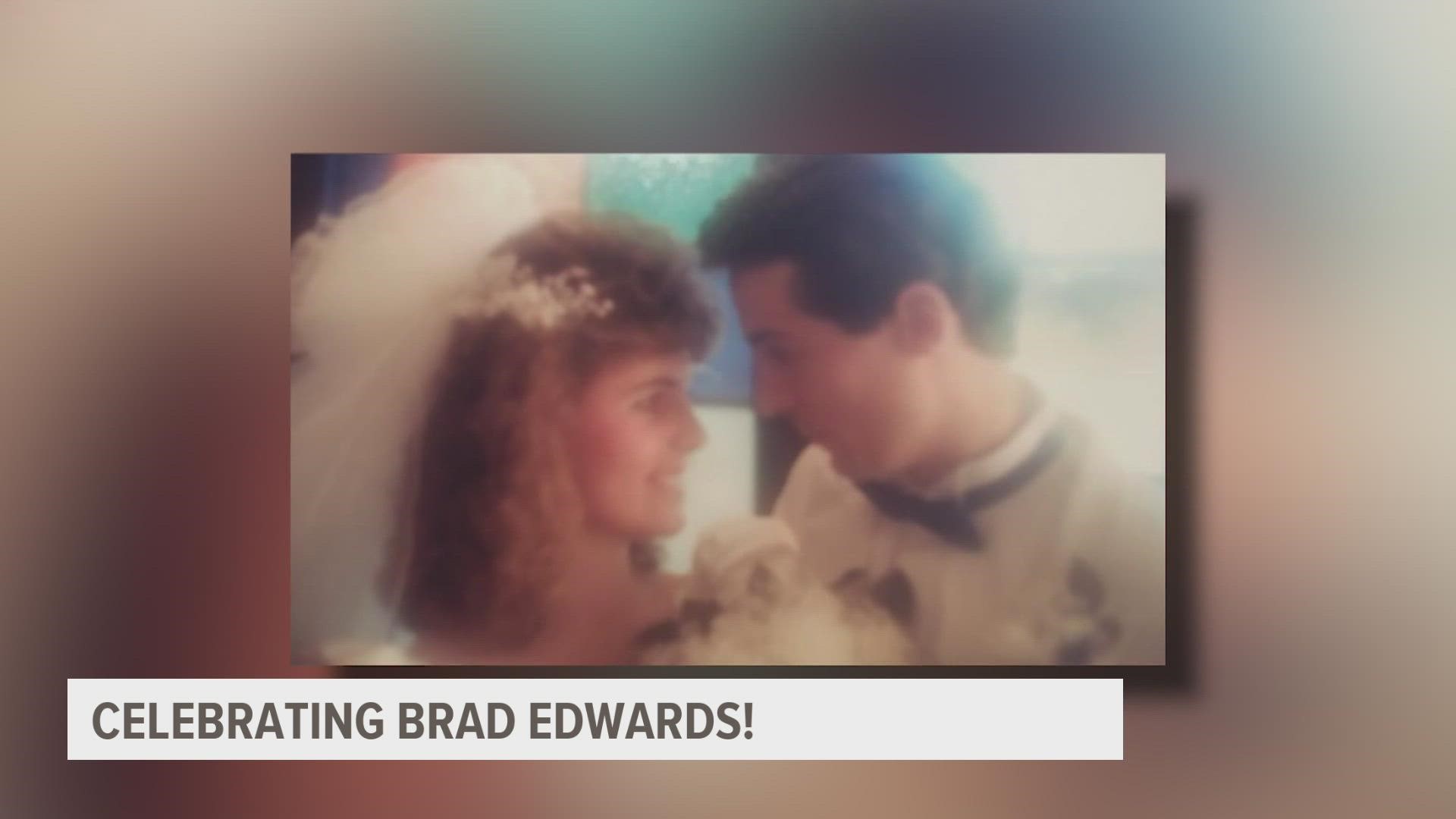 Chief Meteorologist Brad Edwardss wife tells the story of how they met, start of his career weareiowa