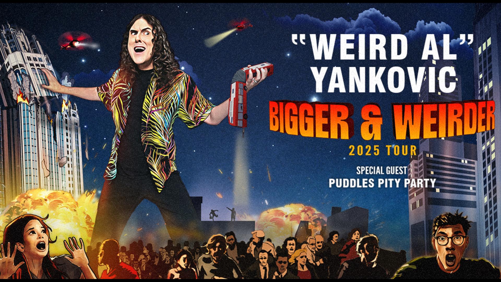 The performance will be a part of his "BIGGER & WEIRDER" tour.