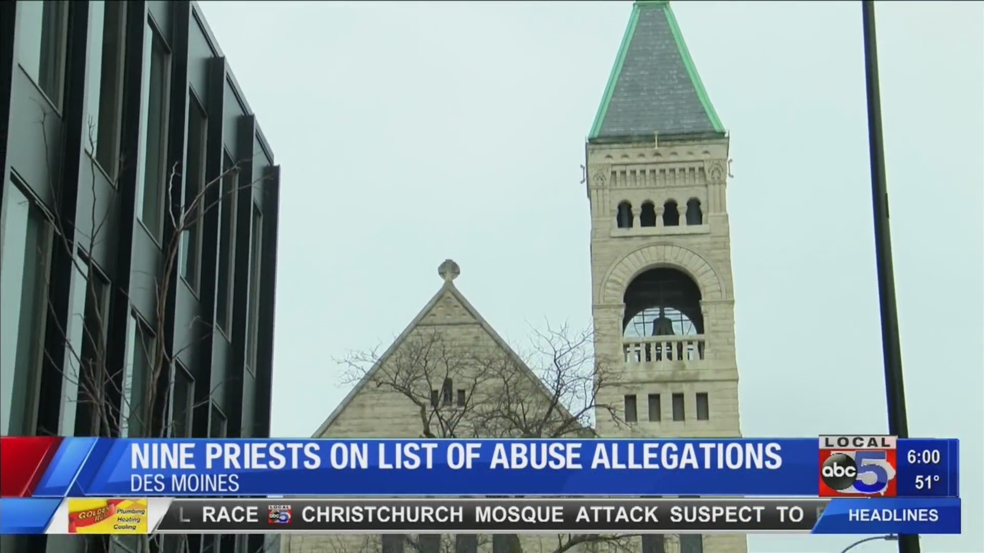 Diocese of Des Moines speaks out about alleged priest abuse