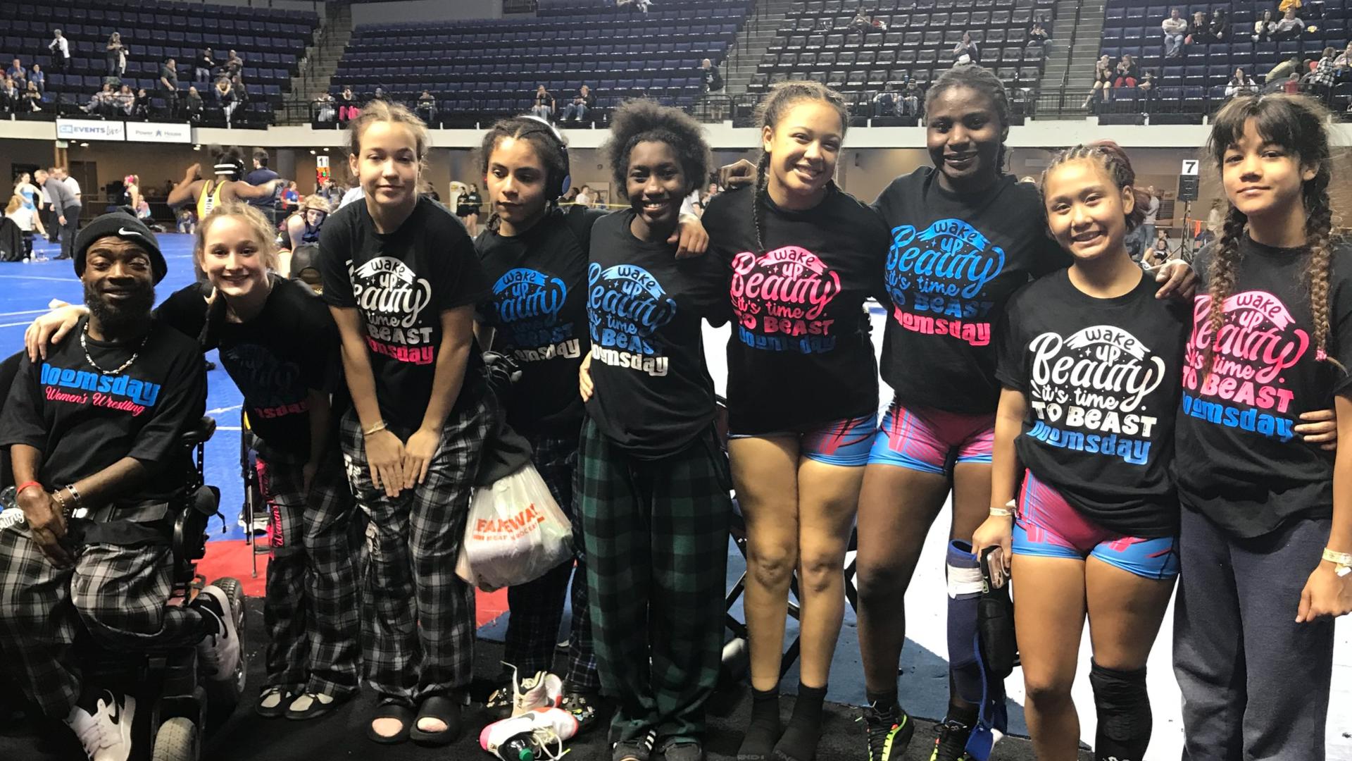 For the first time in Des Moines Public Schools' history, female wrestlers from the district's five high schools will all compete on one team.