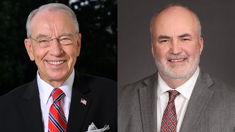 Chuck Grassley, Jim Carlin vying for GOP nomination in US Senate race