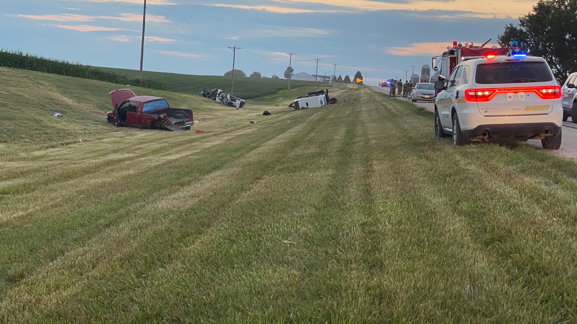 Iowa State Patrol investigating multivehicle crash in Dallas County