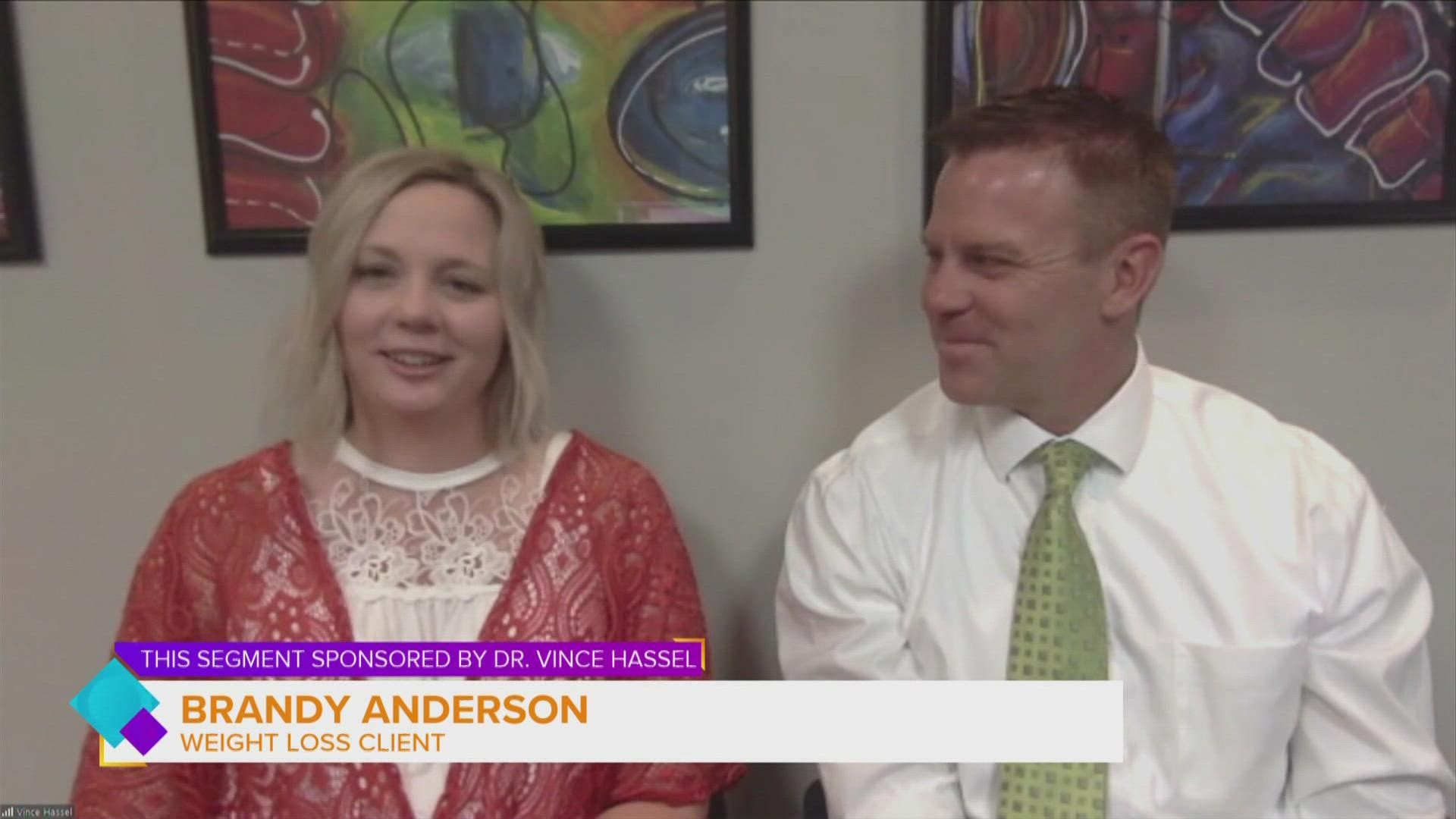 Dr. Vince Hassel client Brandy Anderson says she has continued to follow healthy lifestyle after completing program and continues to lose weight | Paid Content