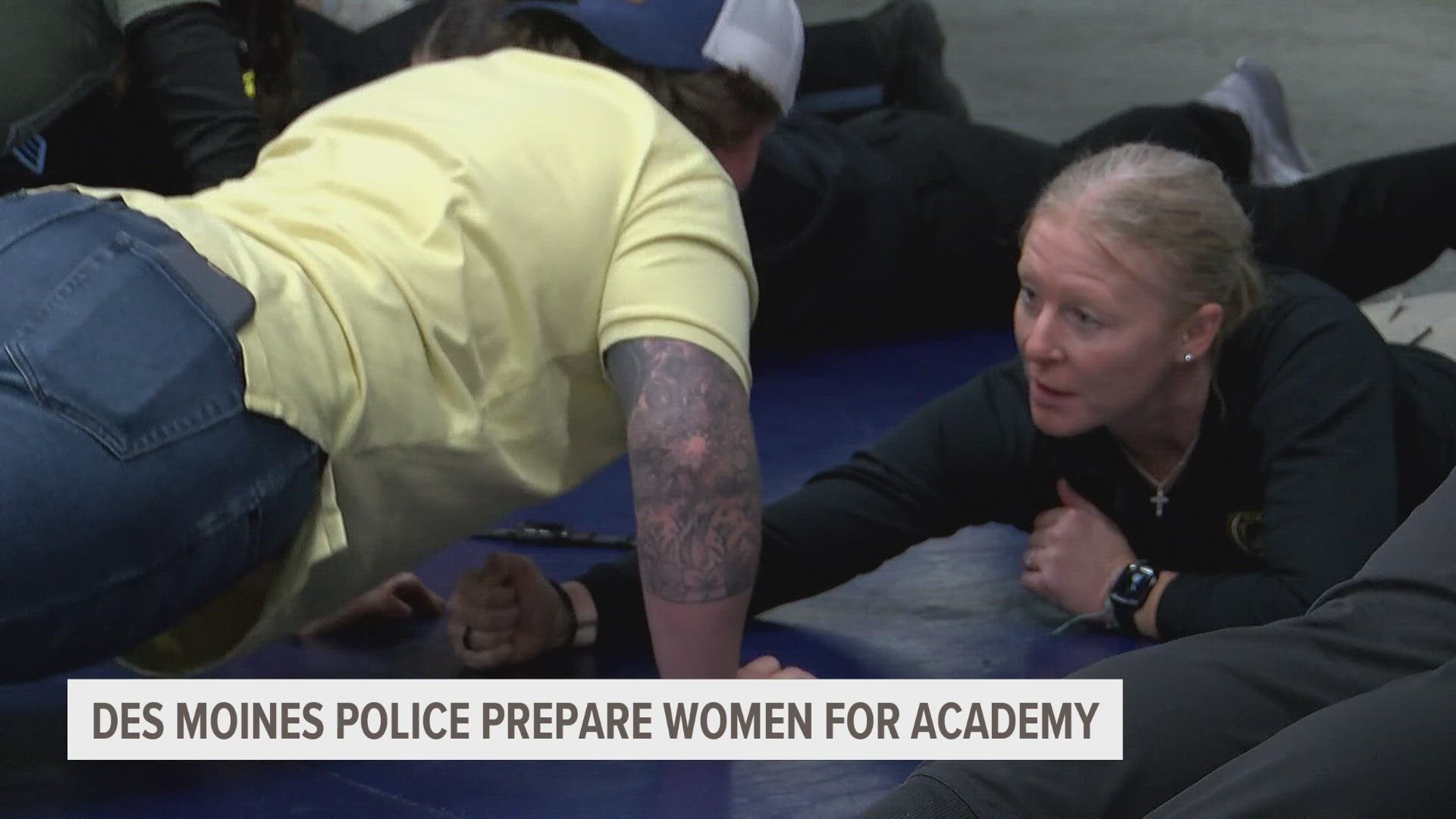 Only 12% of officers in the Des Moines Police Department are women. On Saturday, they trained and informed new and hopeful police academy recruits.
