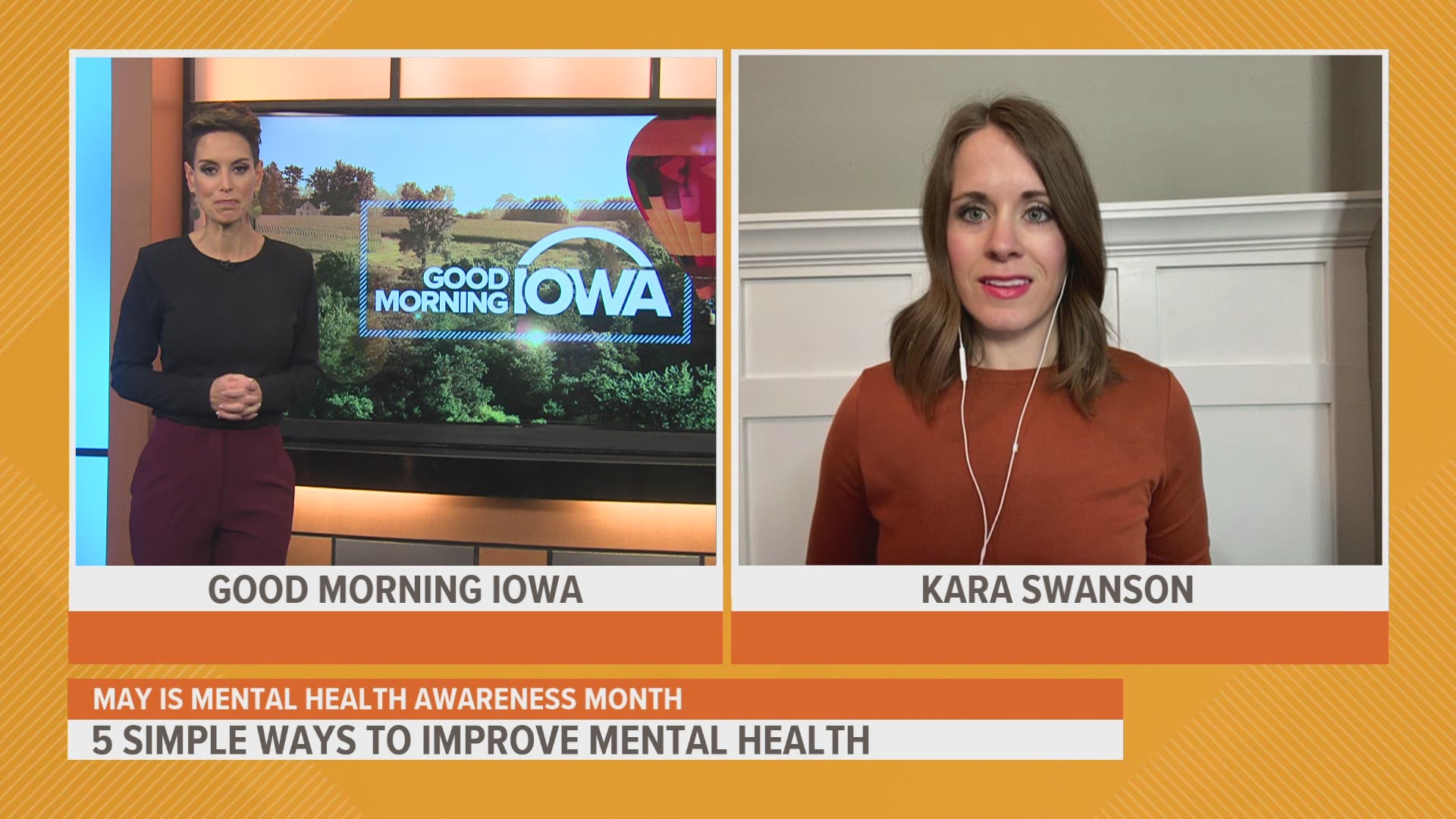 Kara Swanson with Life Well Lived shared 5 simple tips you can implement to improve your mental health this awareness month.