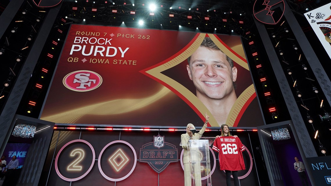 NFL on X: The 2022 Mr. Irrelevant is. Brock Purdy. 