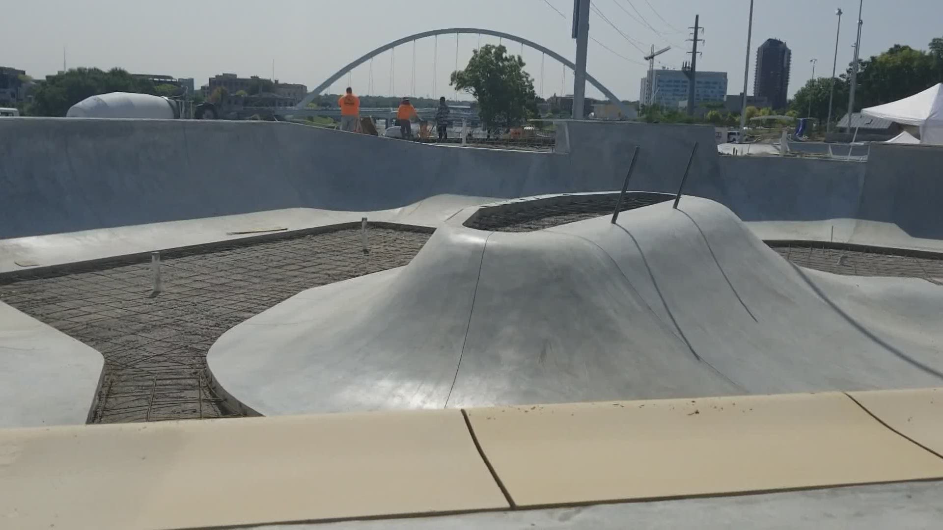 Progress being made on Lauridsen Skatepark in Des Moines