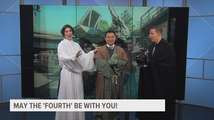 Good Morning Iowa celebrating 'May the 4th Be With You'