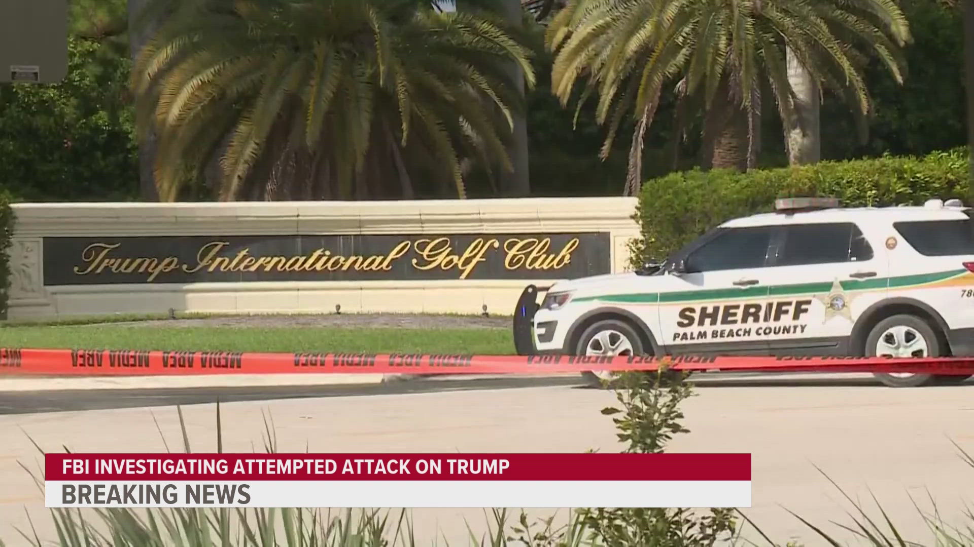 Secret Service agents opened fire after seeing a person with a firearm near Trump's golf course in West Palm Beach, Florida.