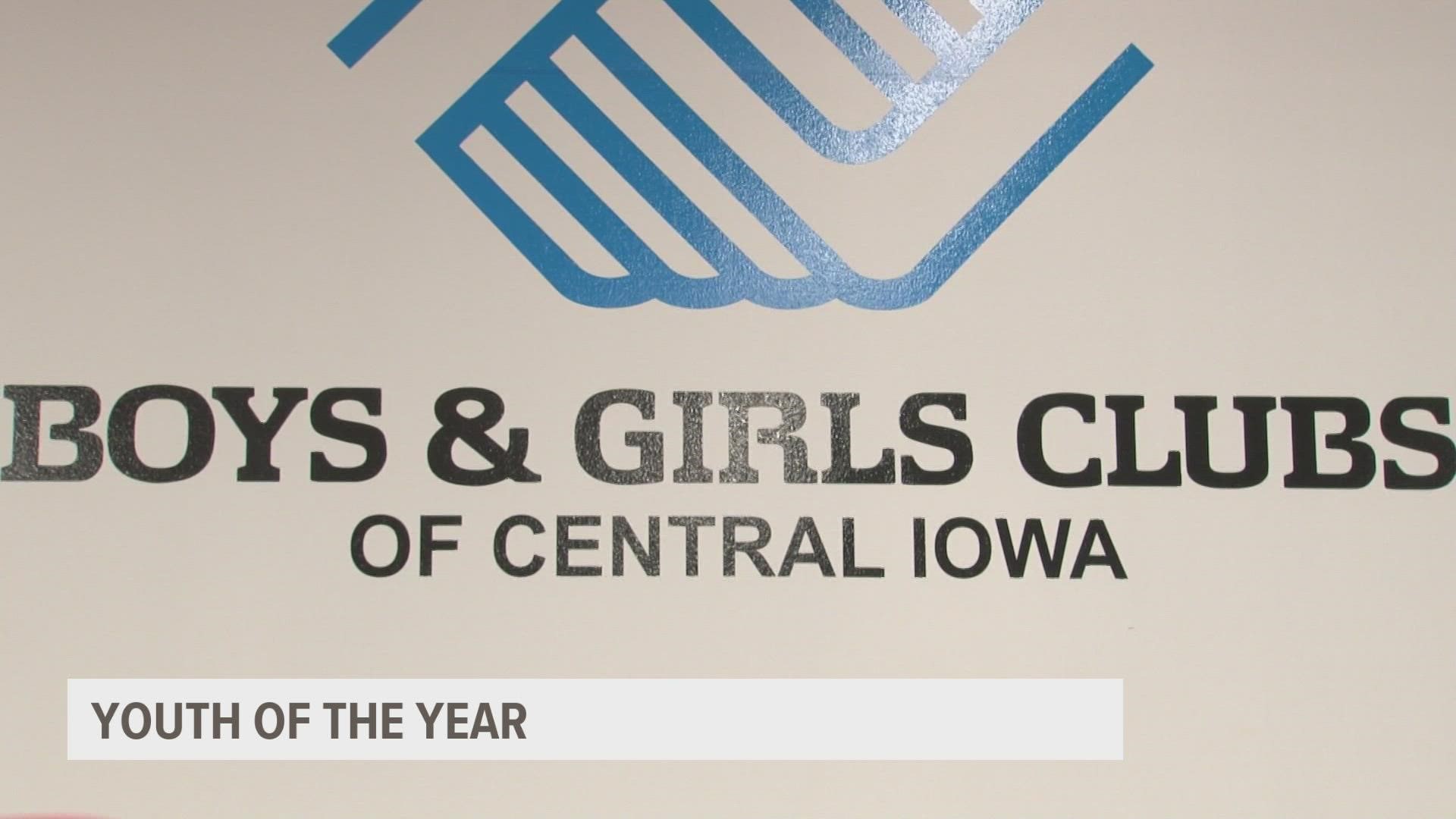 A local teen who overcame hardship was honored with Boys and Girls Club Youth of the Year award.