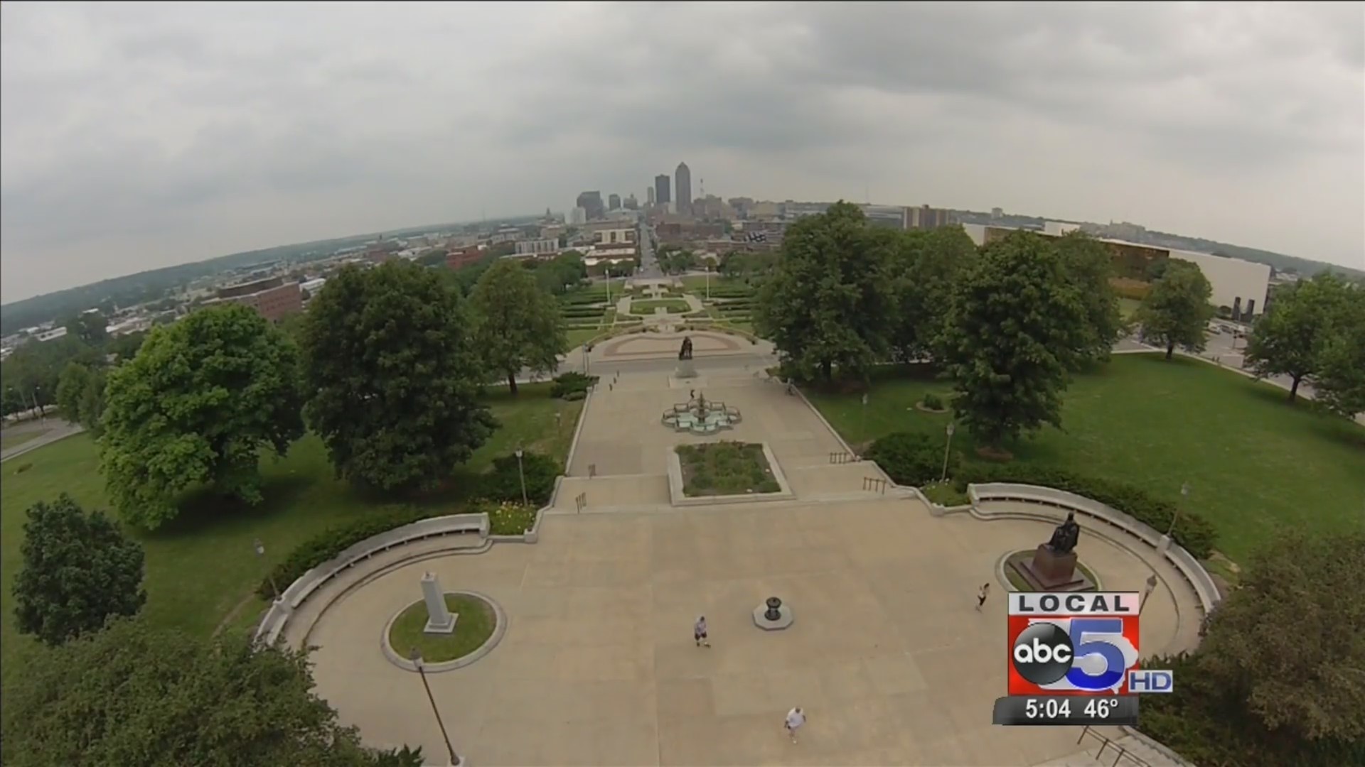 Yes, there is a bad smell in central Iowa