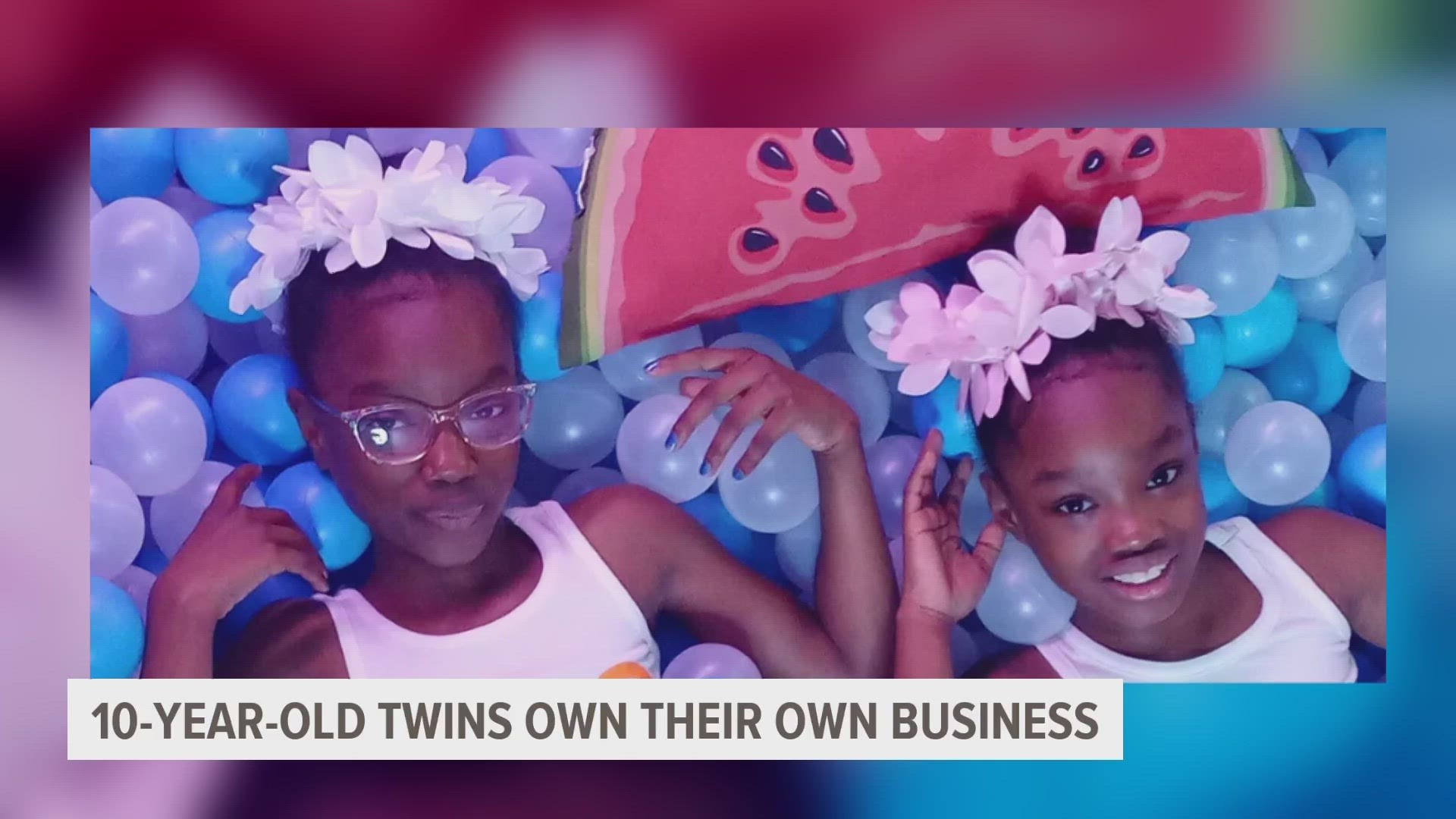 10-year-old twins run their own business.