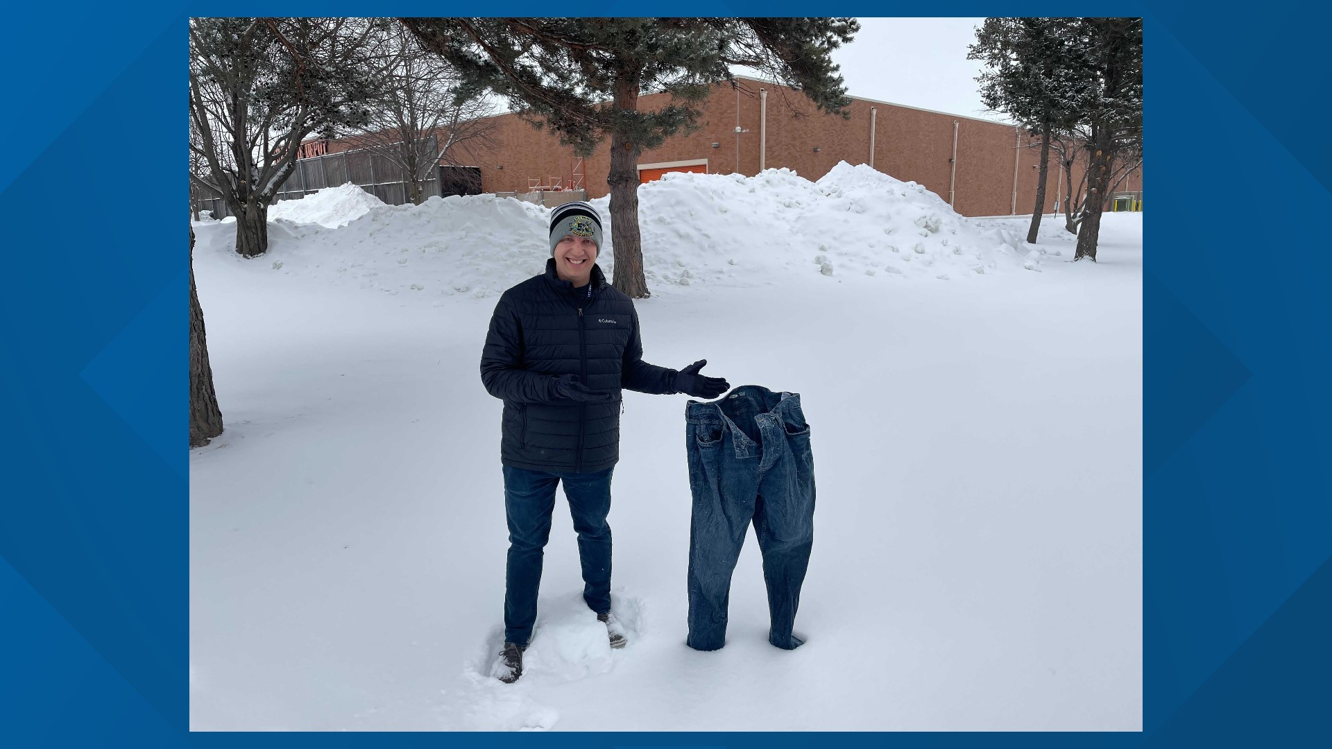 How to freeze your jeans in cold temperatures