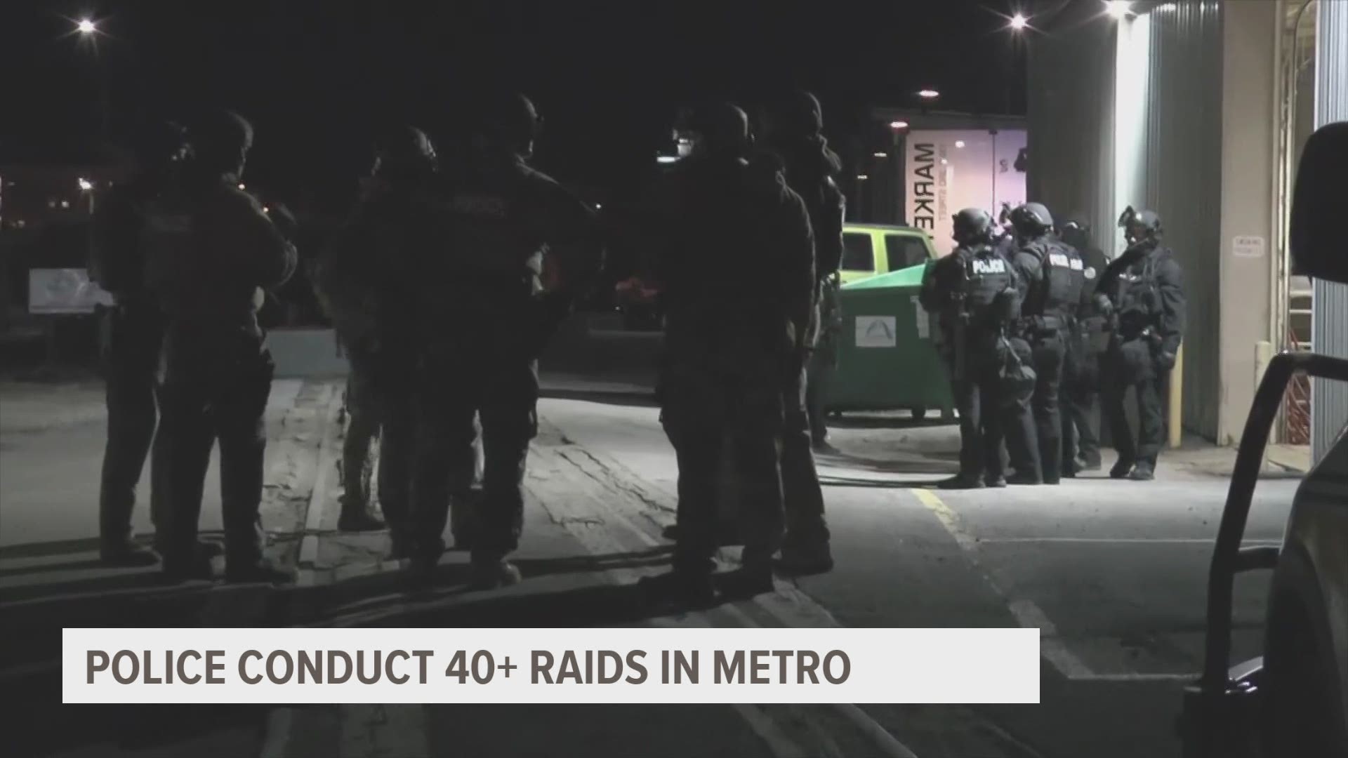 This is the 2nd such raid in as many years. The raid began around 5:00 Wednesday morning.