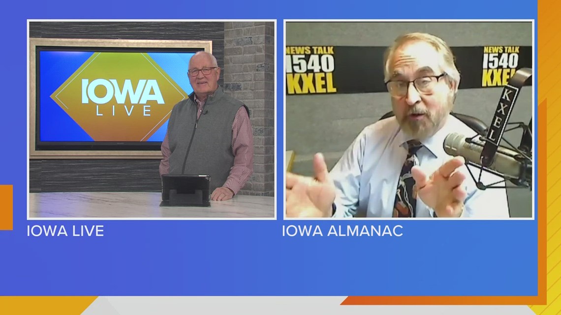 A newspaper almost as old as Iowa itself! The Iowa Almanac shares what