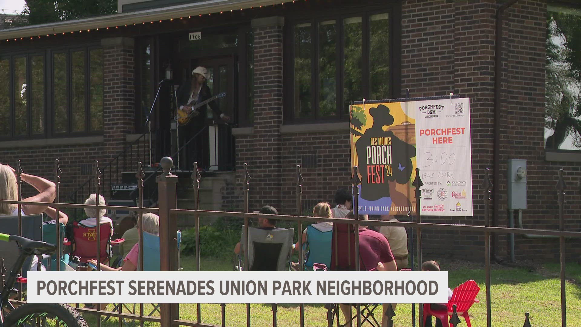 The event connects local artists with a porch where they can perform.