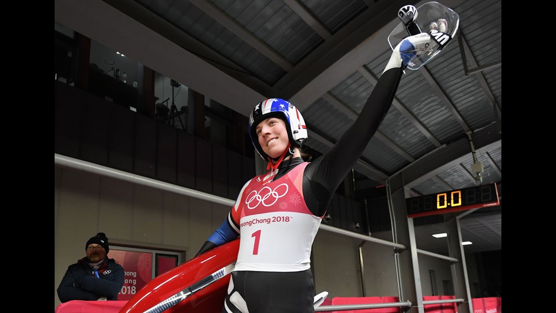 Erin Hamlins Final Luge Race 6207