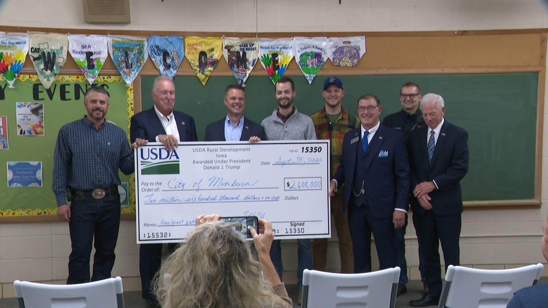 USDA announces investment in water project in Minburn through rural ...