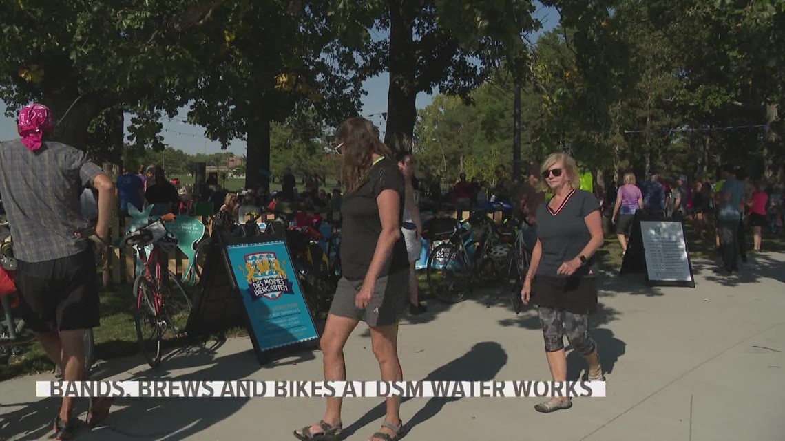 Bands, Brews and Bikes takes over Des Moines Water Works Park
