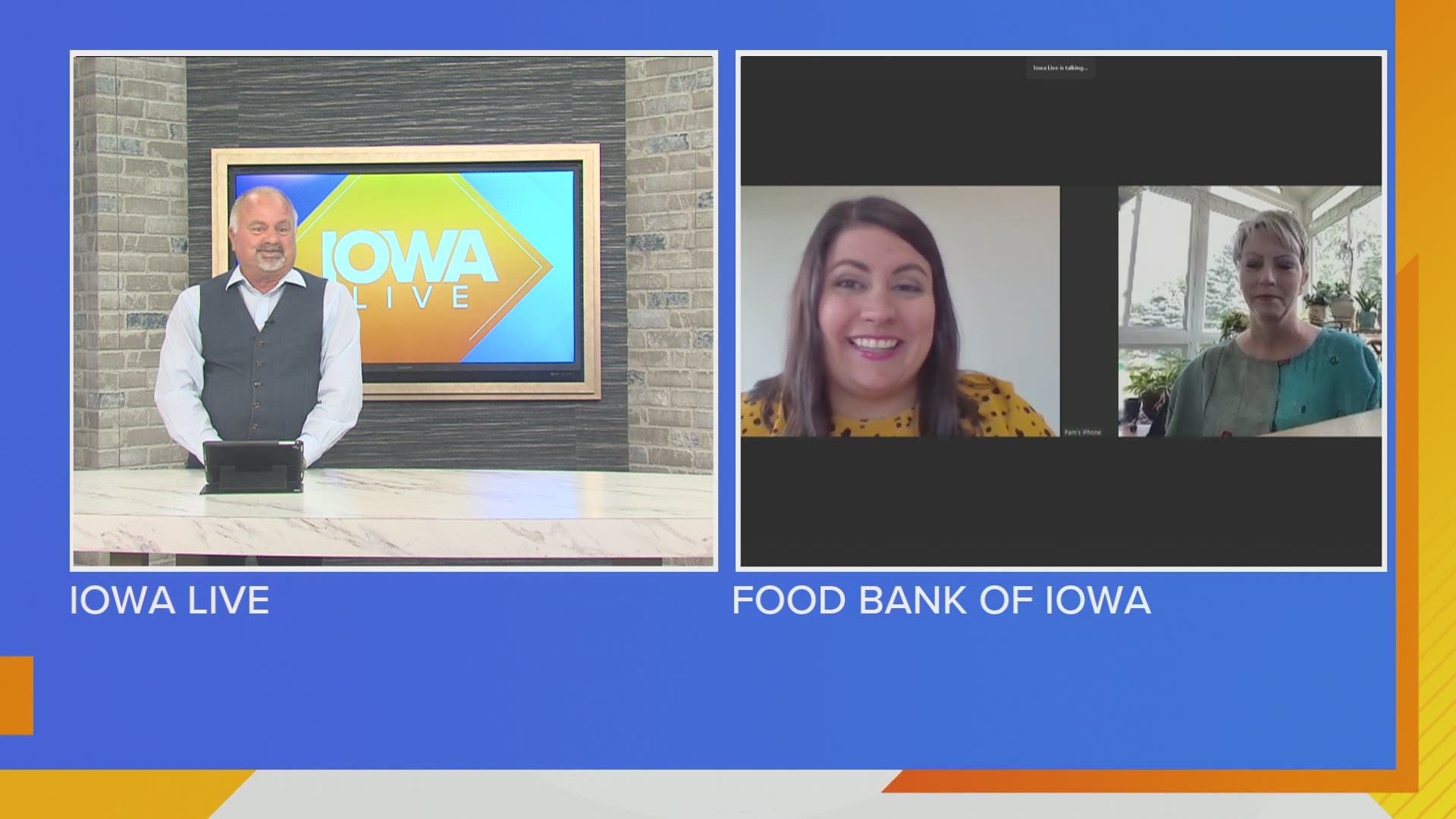 Emma Runde - Food Bank of Iowa & Pam Burkle - Rolling Smoke BBQ encourage you to get tickets for "Smoke Out Hunger" THIS SUNDAY, July 25th, at Cowles Commons