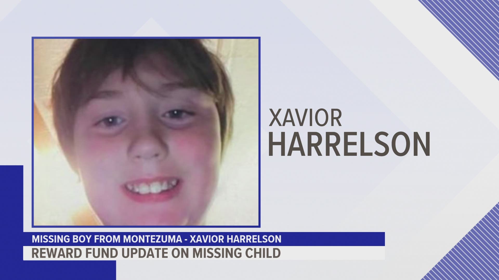 The 11-year-old Montezuma boy has been missing since May 27, according to the Poweshiek County Sheriff's Office.