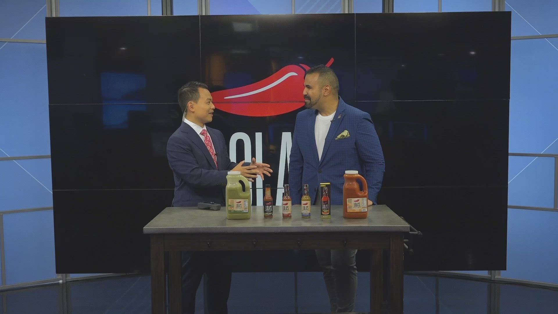 Taufeek Shah, CEO of Lola's Fine Hot Sauce, stopped by the Local 5 studio to talk about representing Iowa and its AAPI community at an USPAACC event/