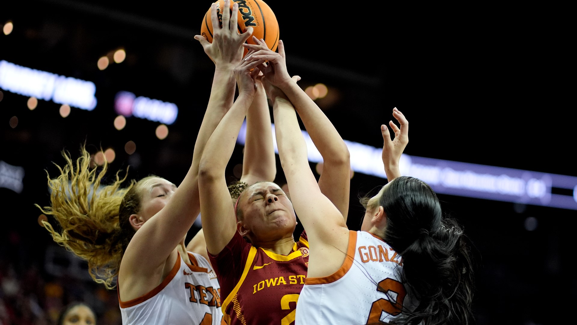 Iowa State committed 20 turnovers to just seven for the Longhorns, who turned all those miscues into 23 points.