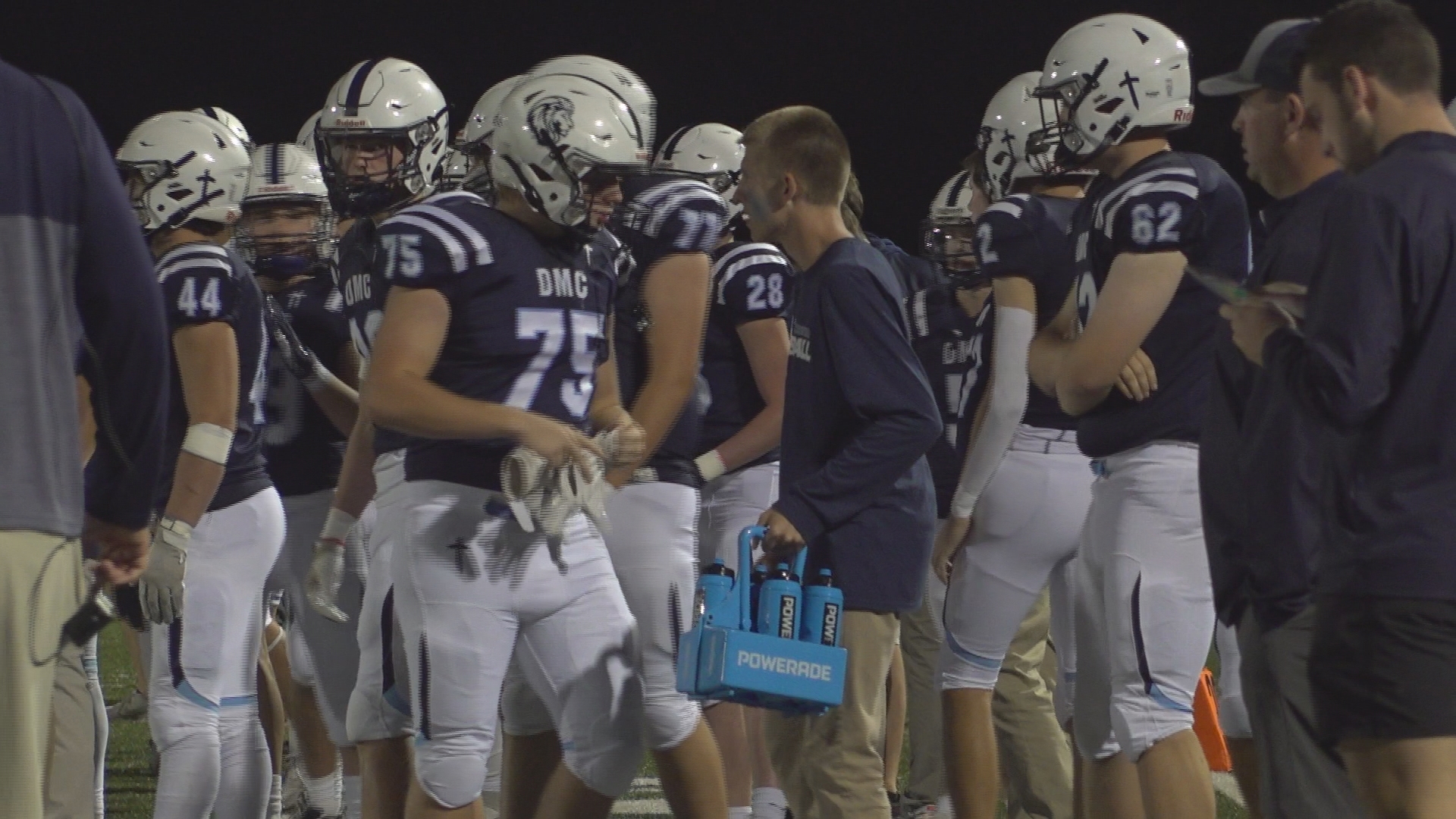 Des Moines Christian football manager Drew Gaiser is proving that you don't have to be in the lineup to help the team succeed.