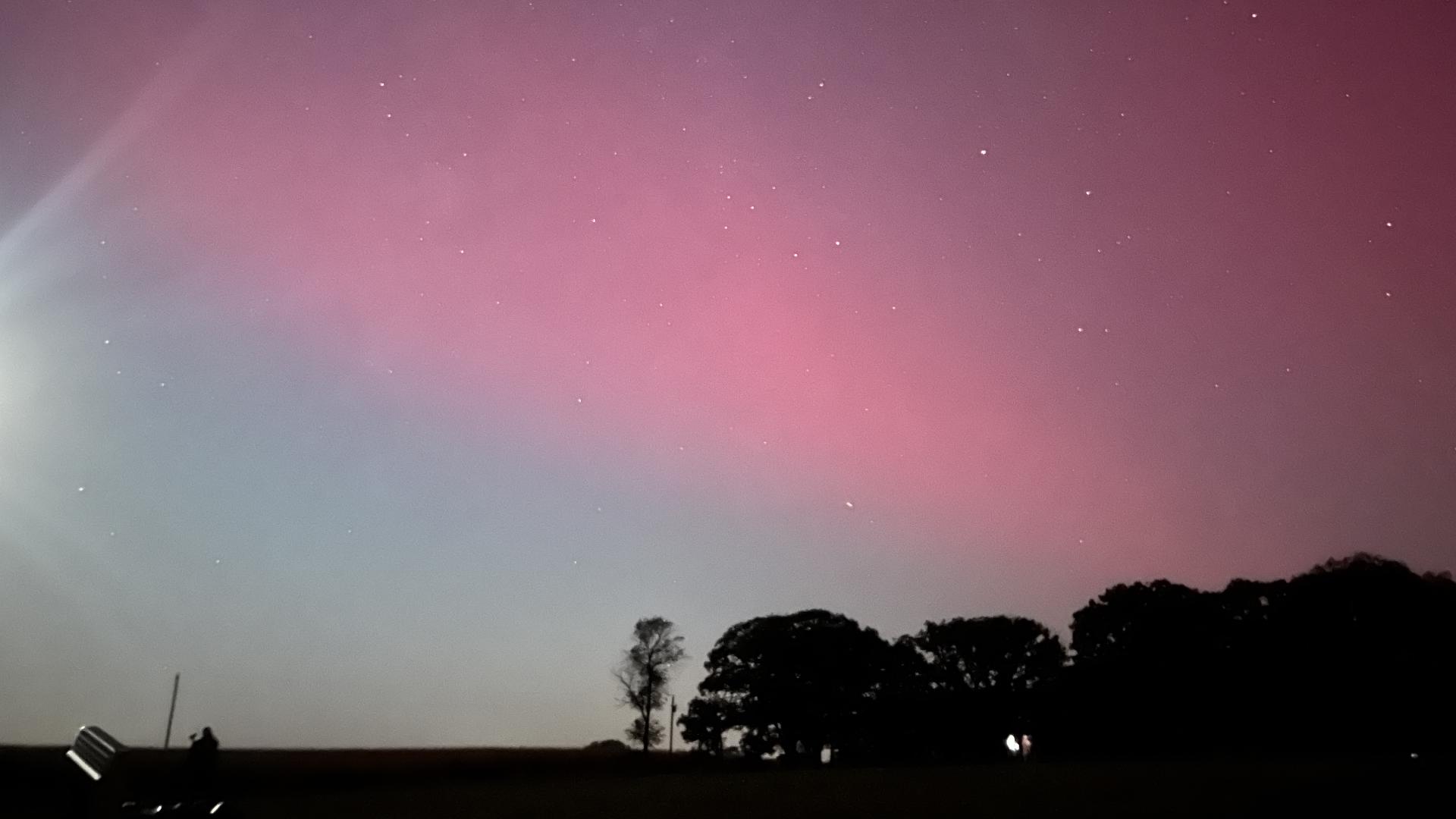 Spectacular lights danced across the sky Thursday night and could be seen all across the state.